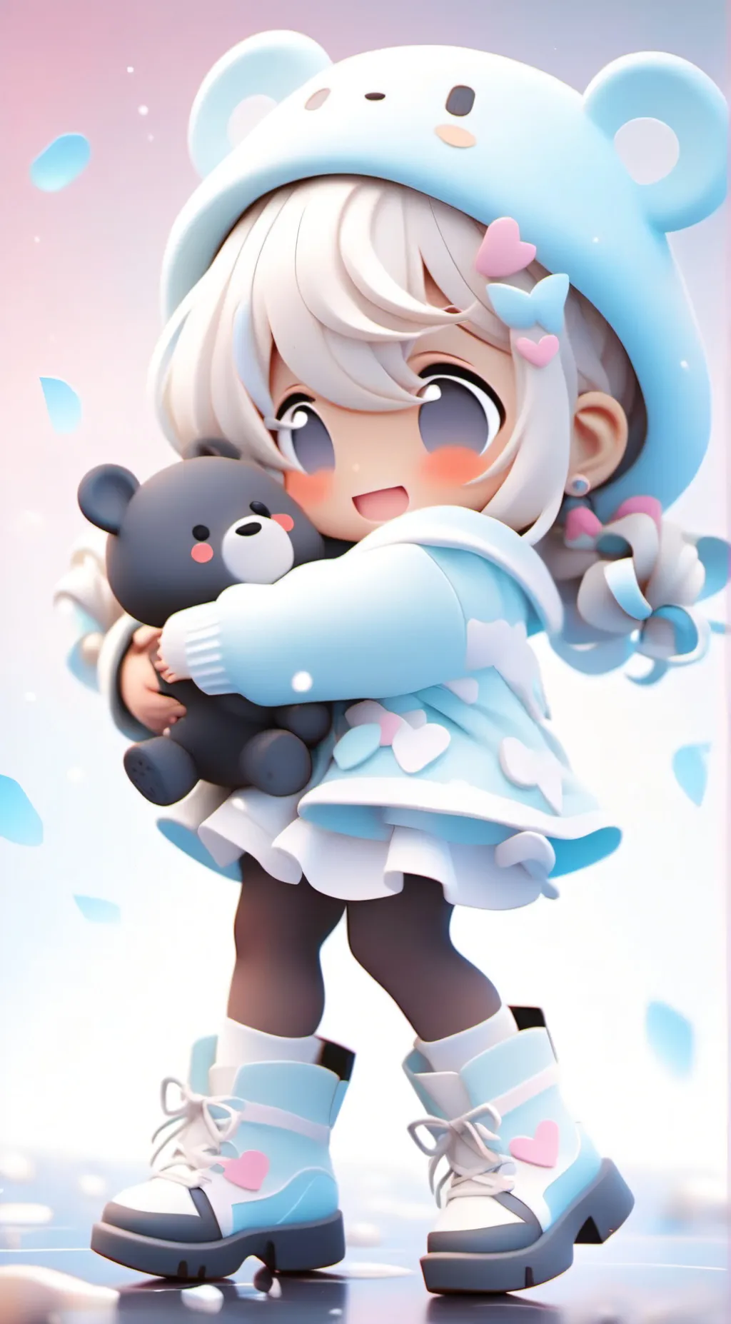 ai character: Hii im mika_kit162 background