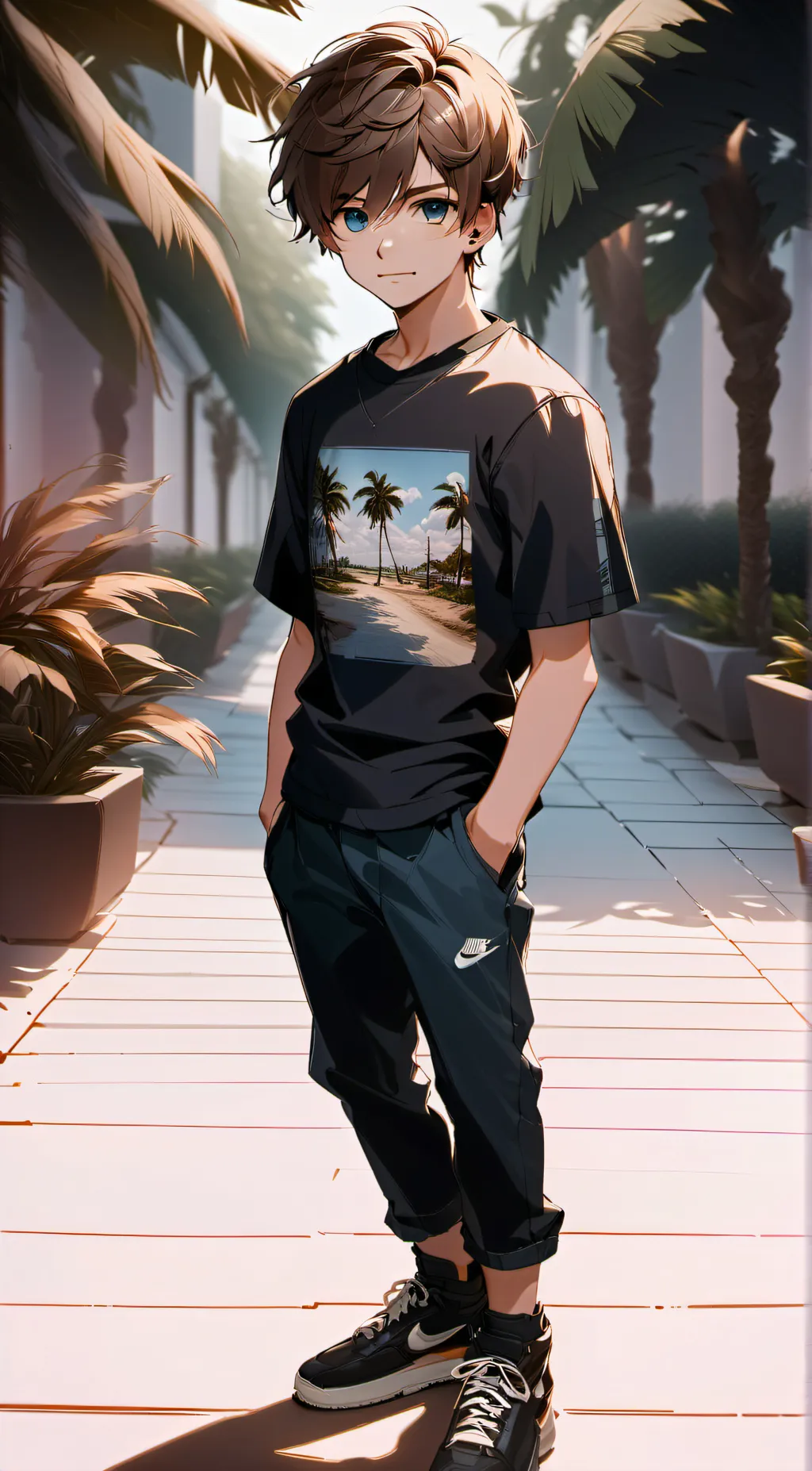 ai character: Preston background