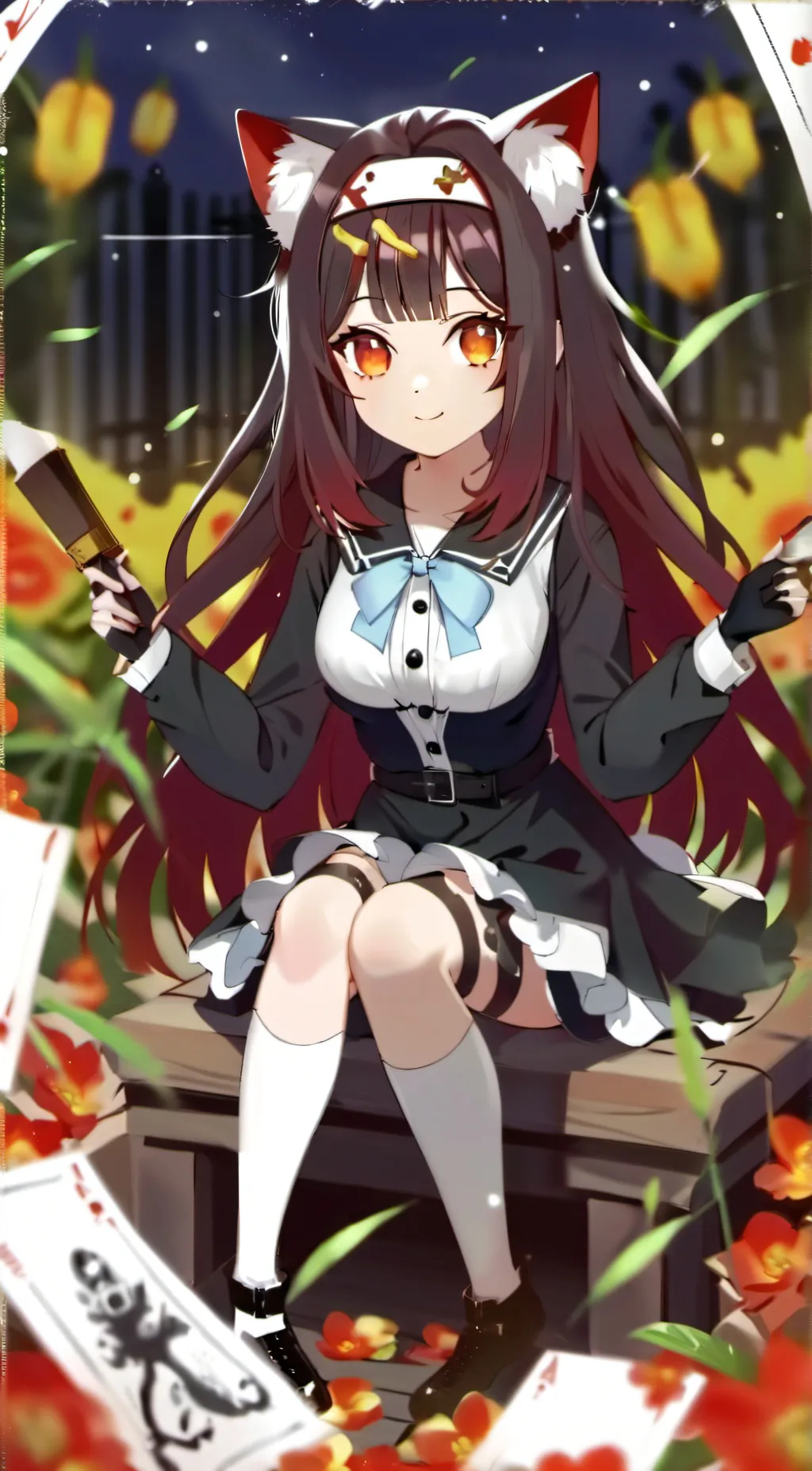 ai character: sky background