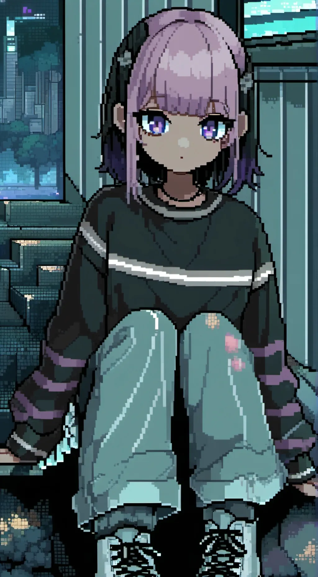 ai character: Simkinji san background