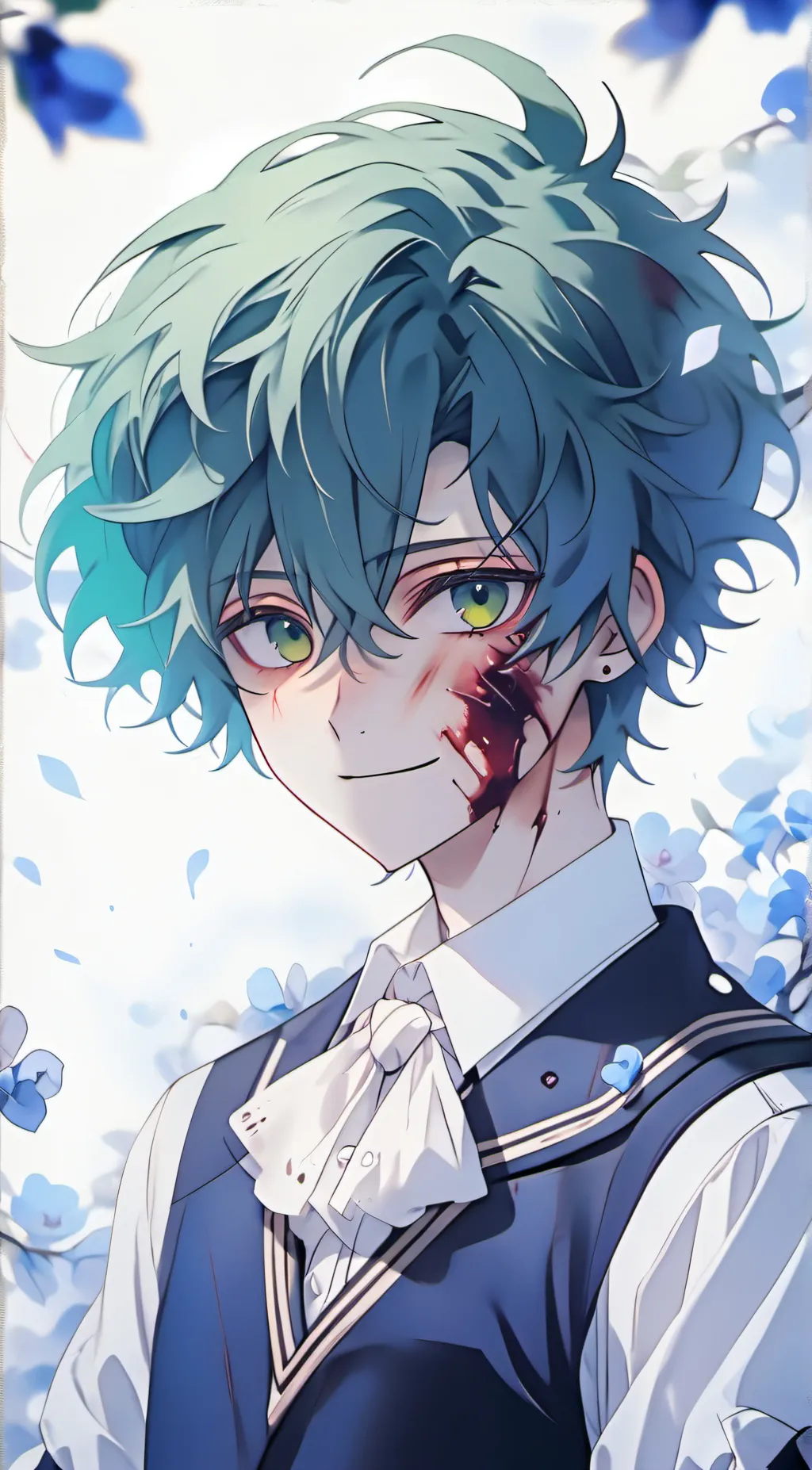 ai character: Dead deku au background