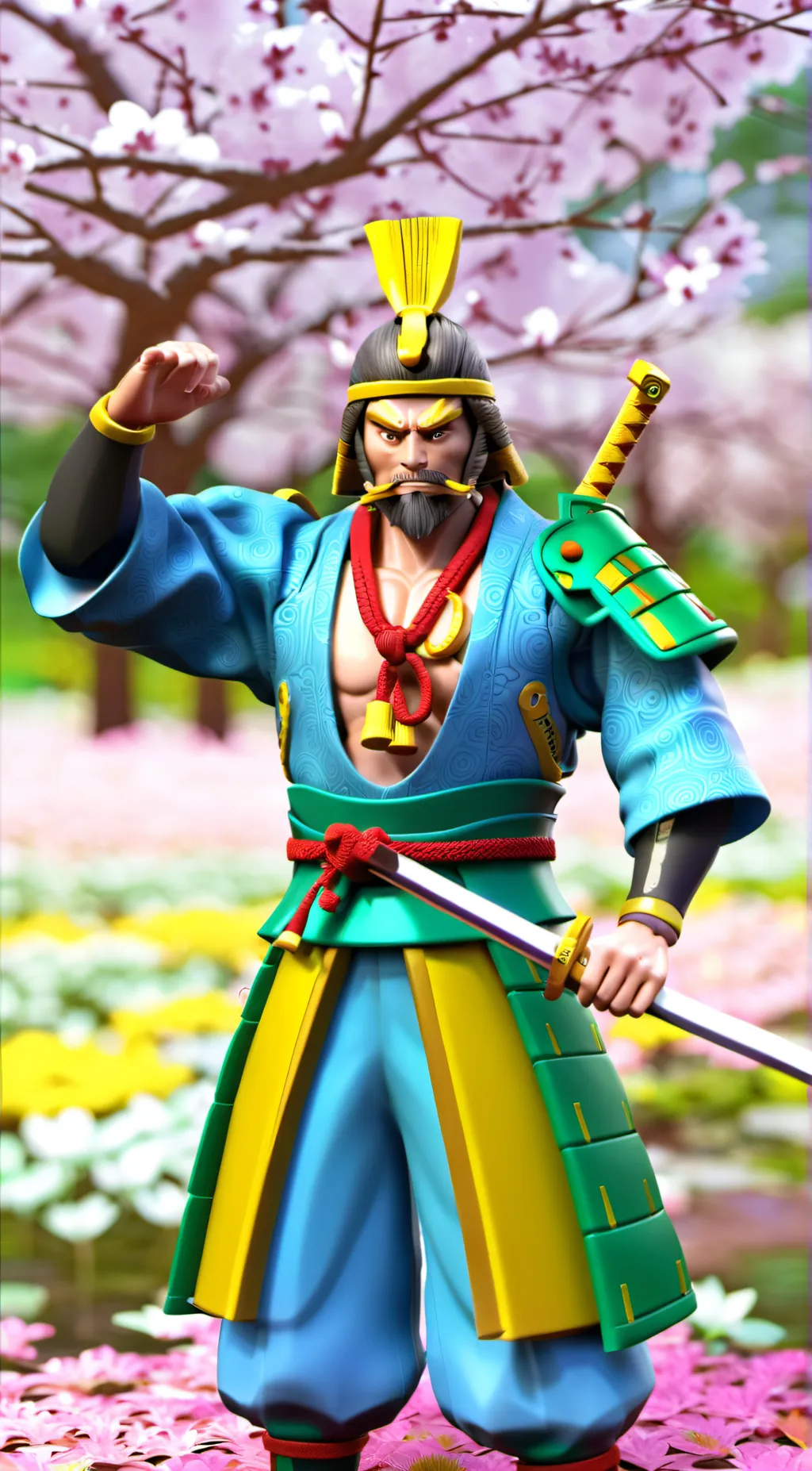 ai character: Kusonoki Mashashig background