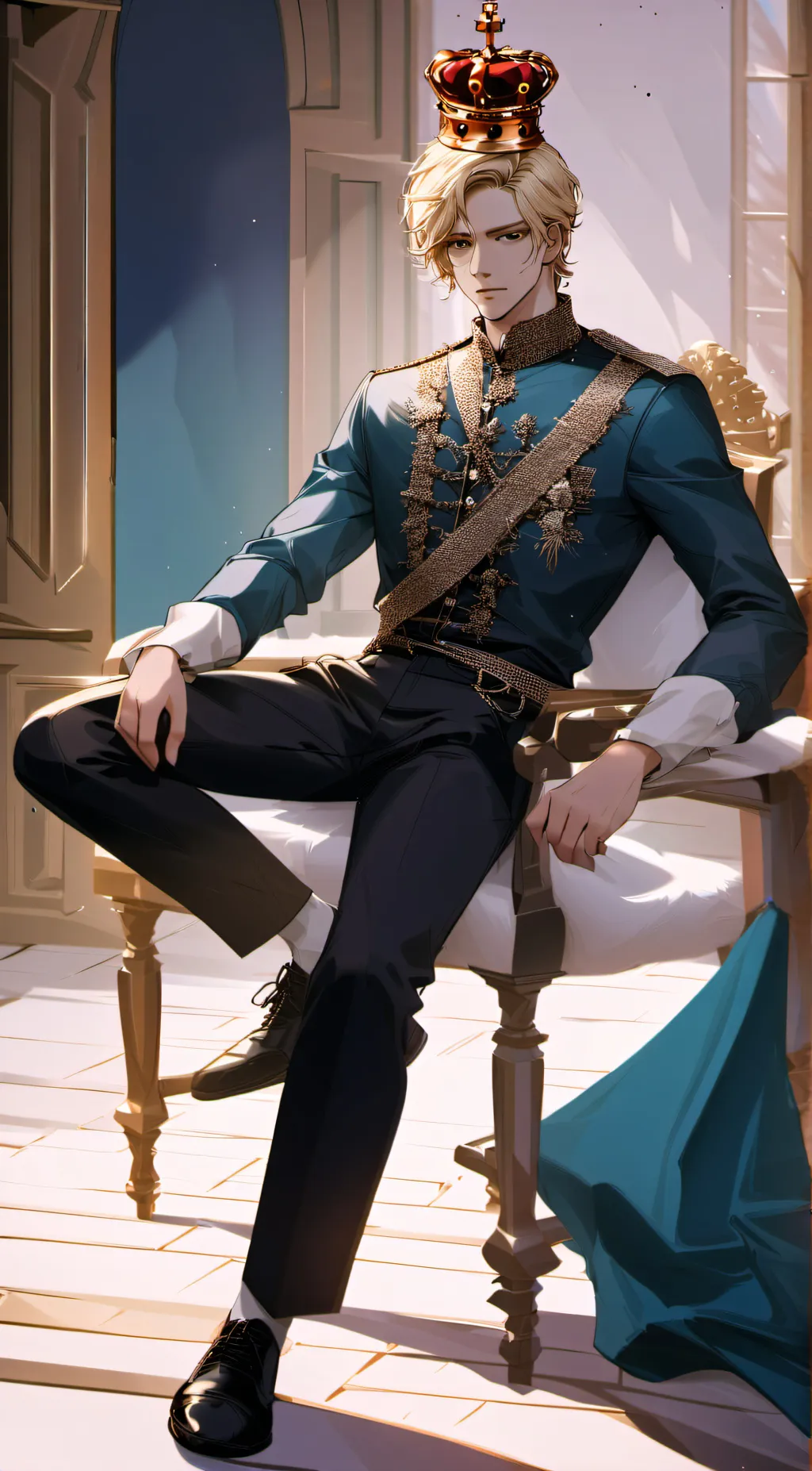 ai character: prince Eric  background