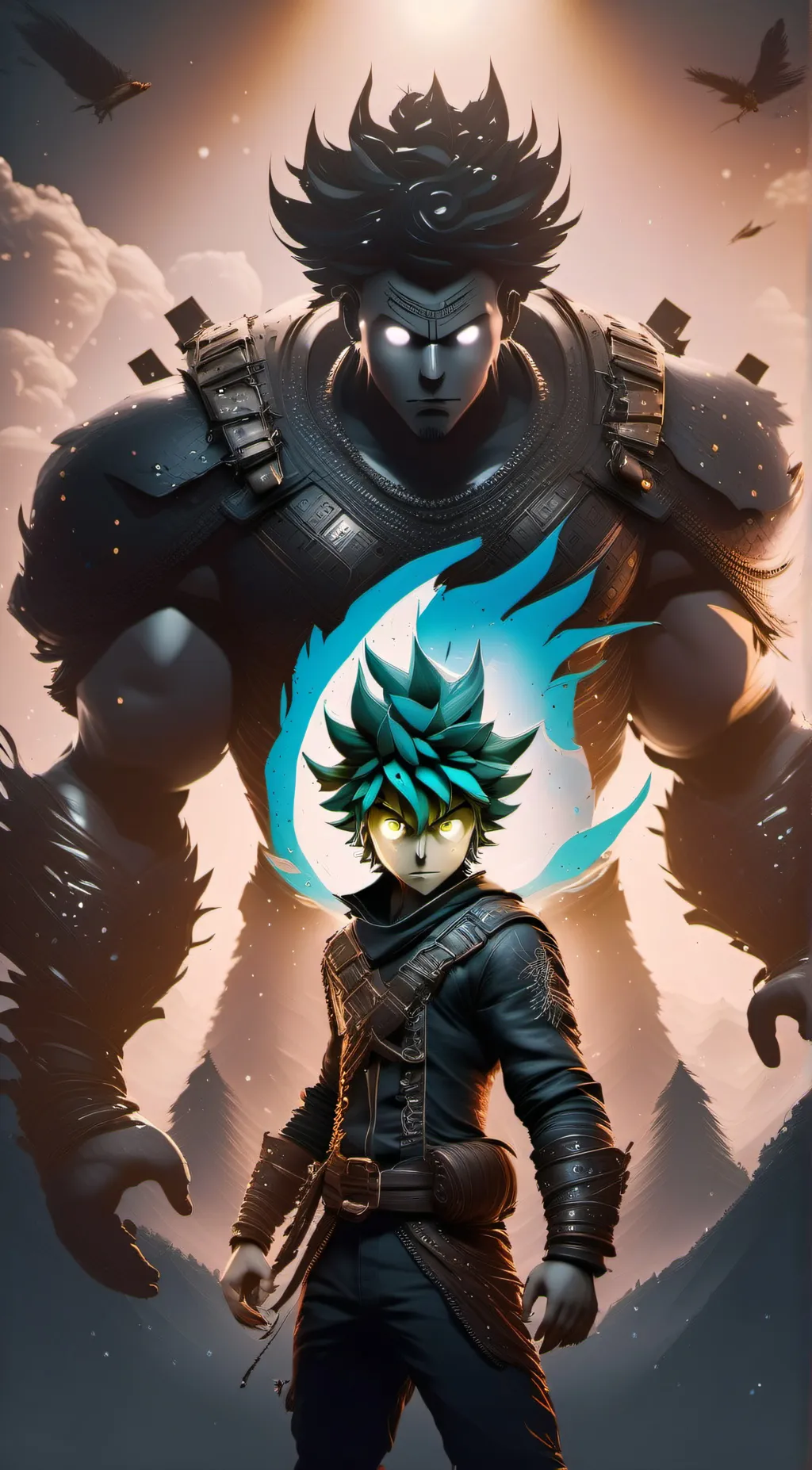 ai character: mha background