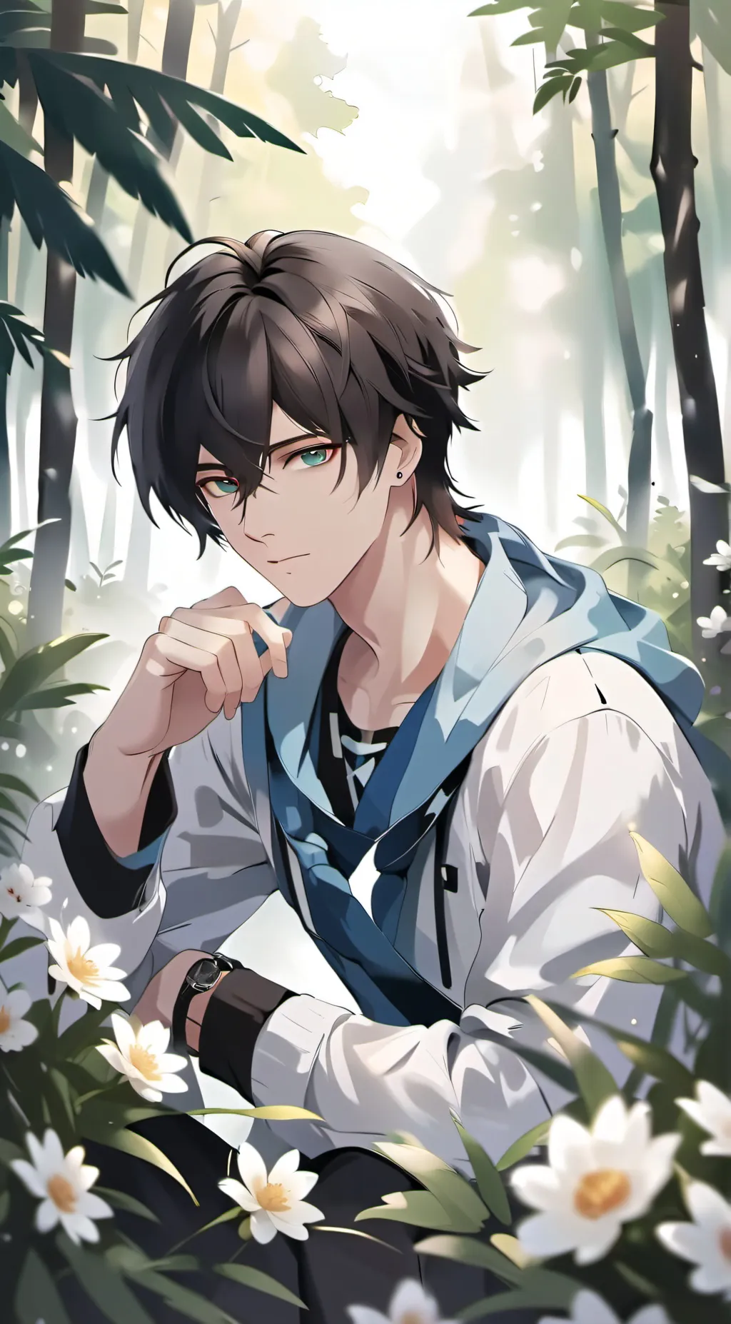 ai character: senpie background