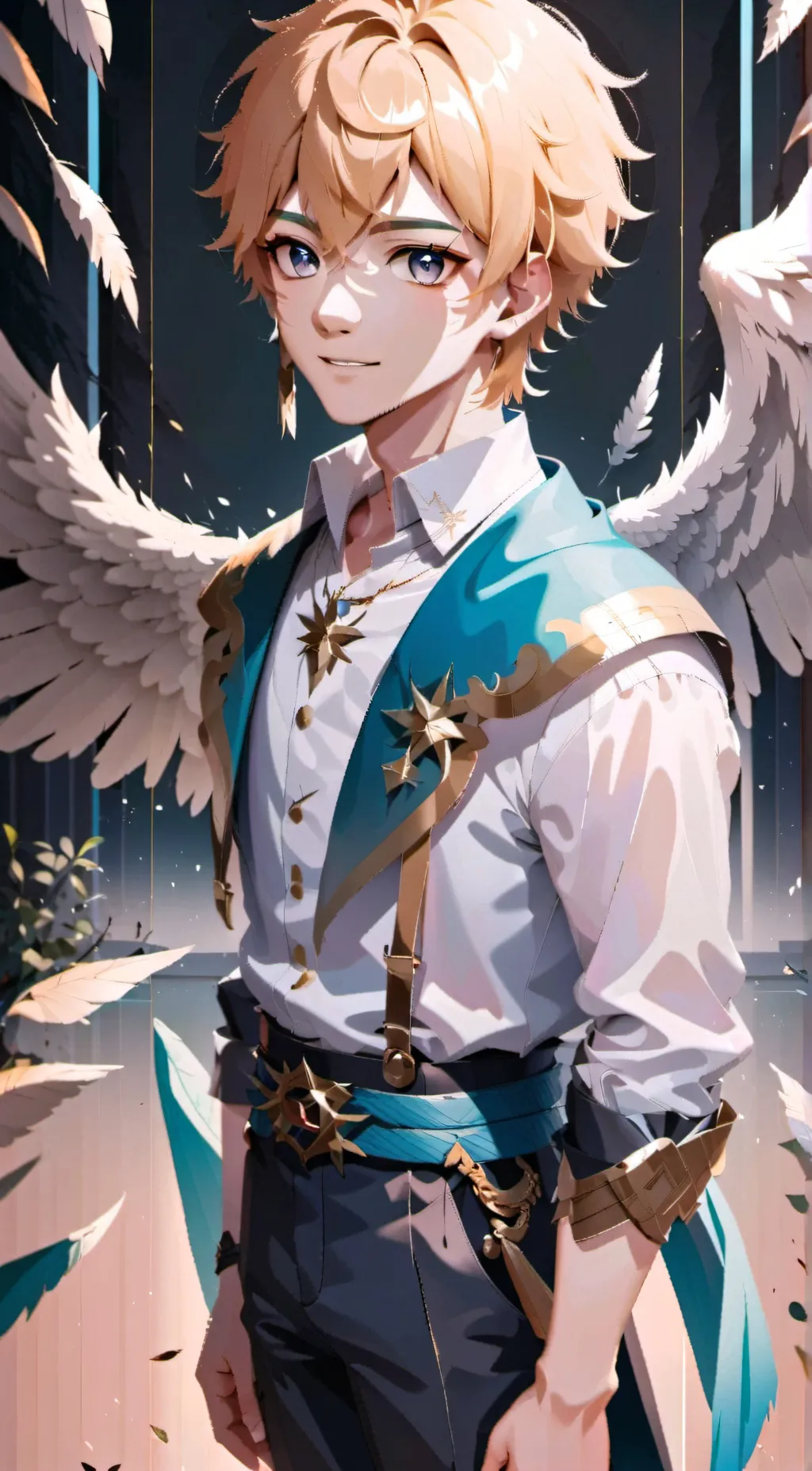 ai character: Leo background