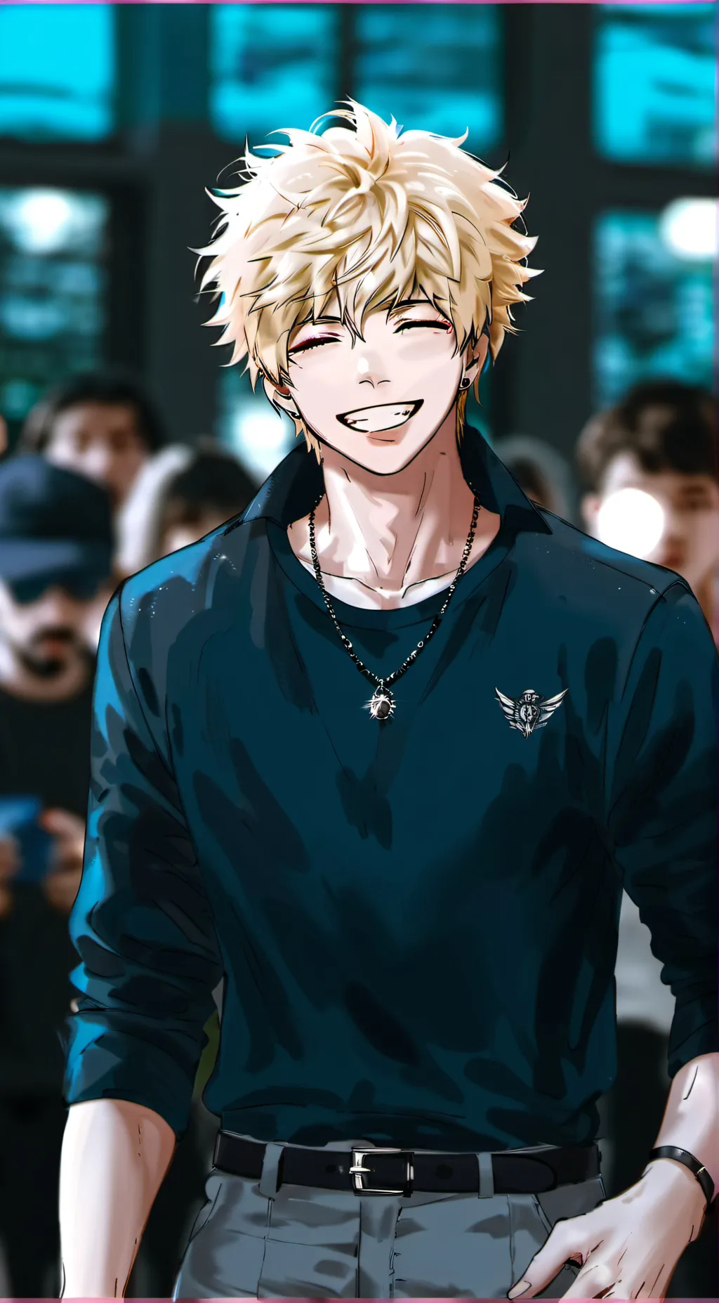 ai character: bakugo background
