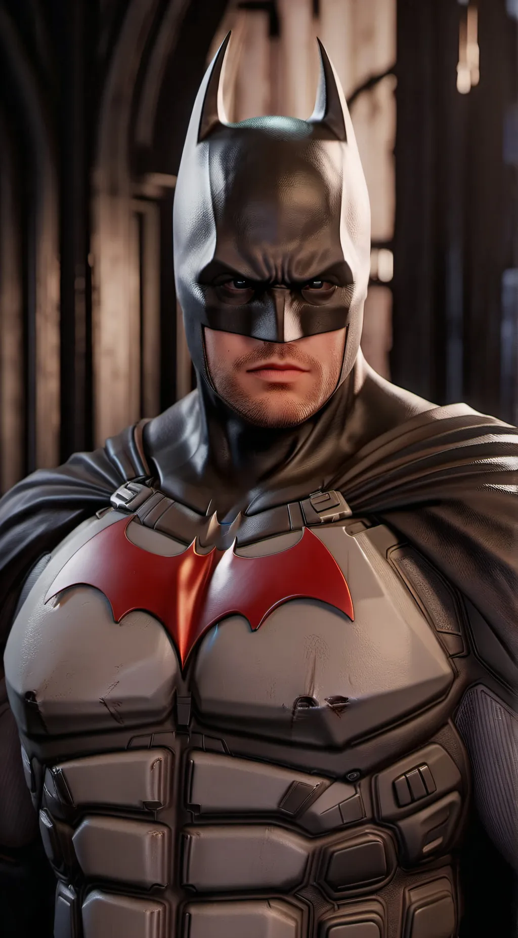 ai character: Batman  background