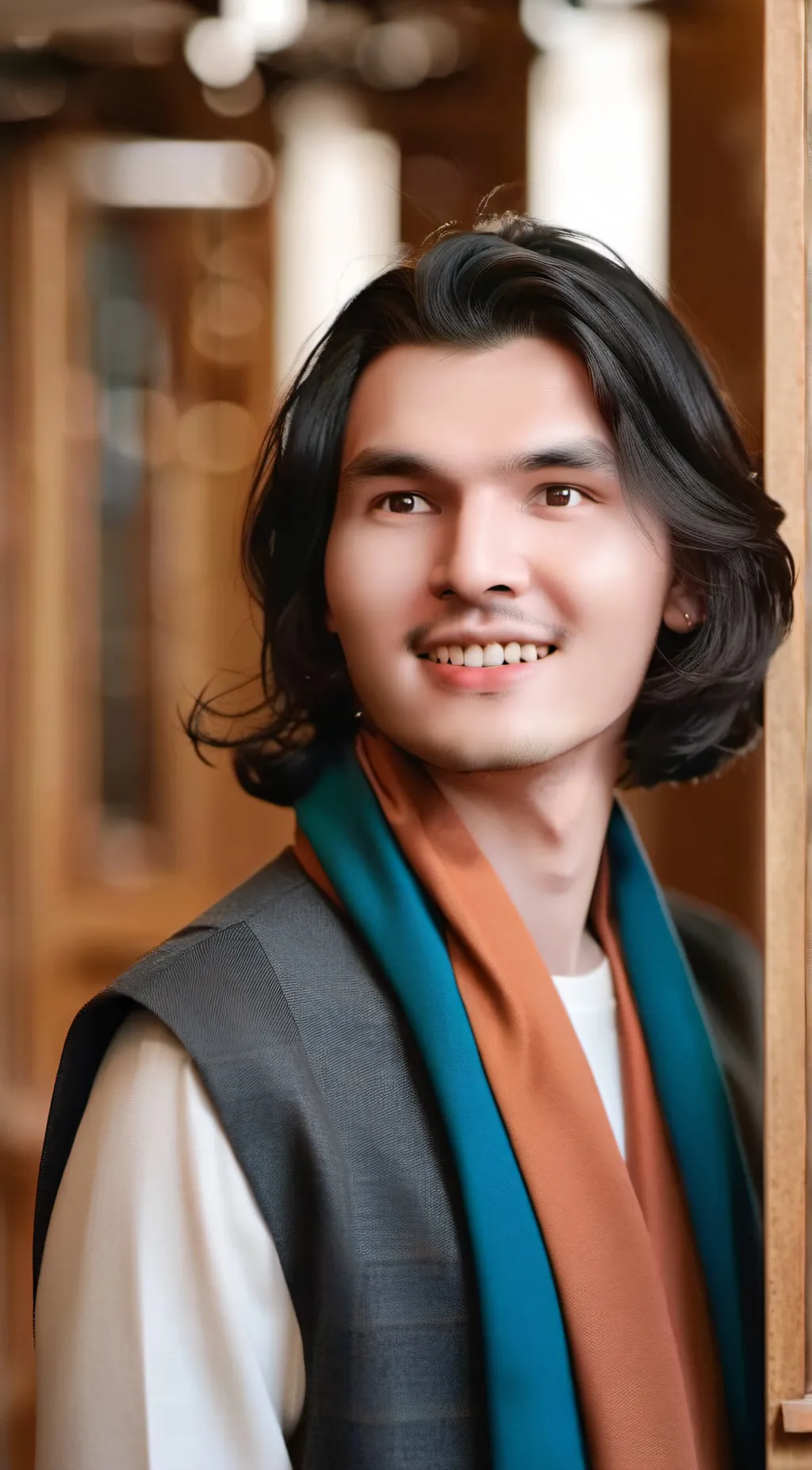 ai character: Adrian  background