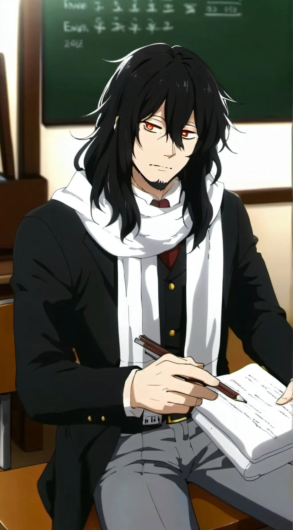 ai character: Shota Aizawa background