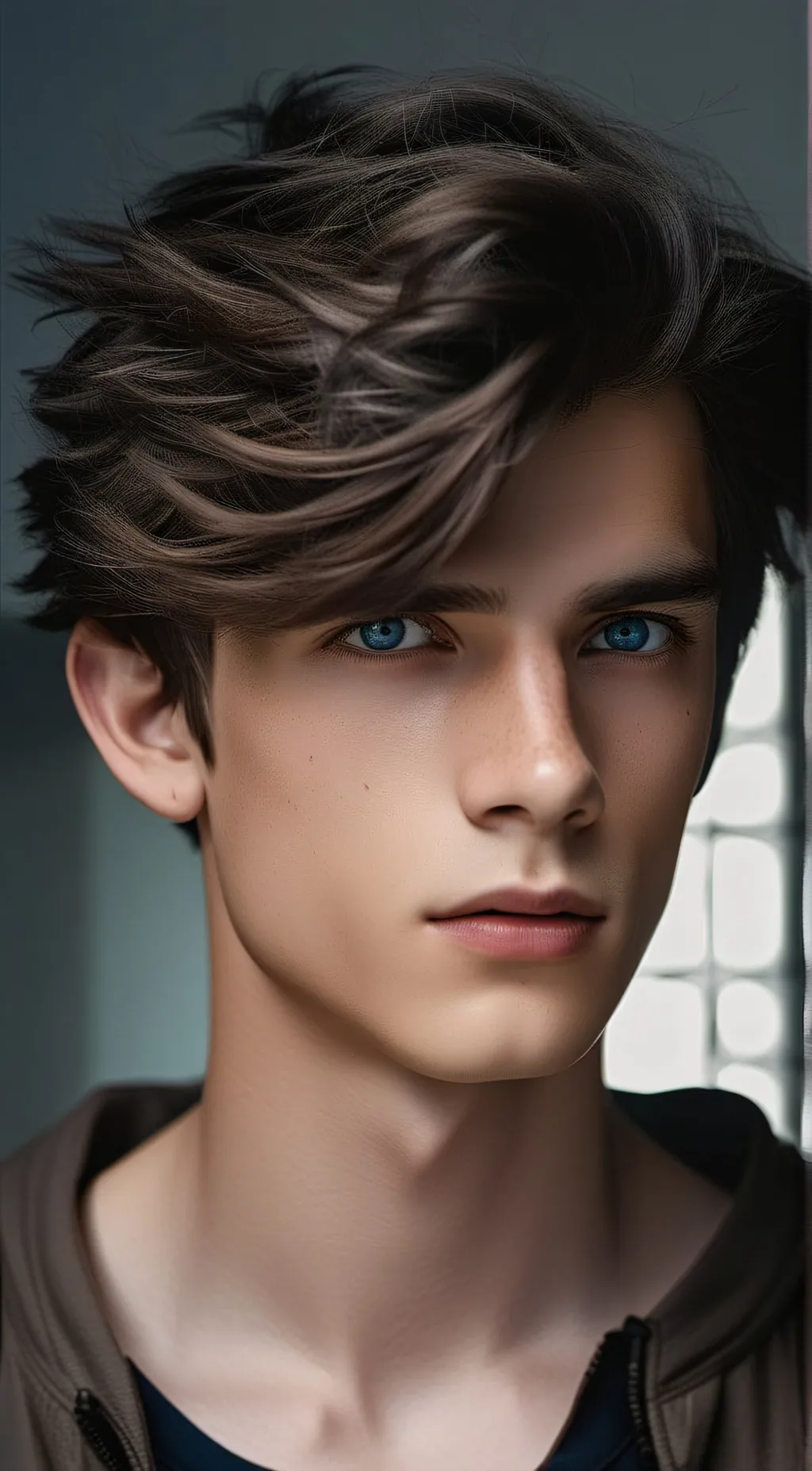 ai character: hunter forest  background