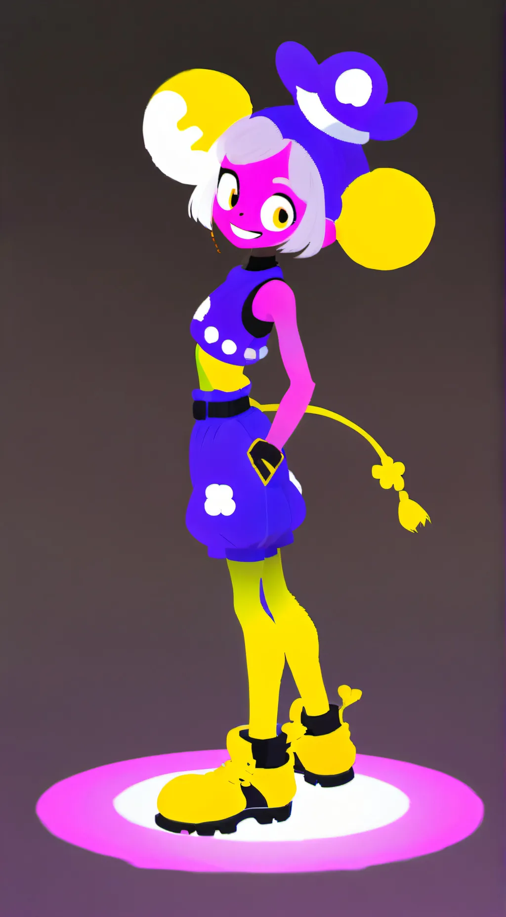 ai character: tadc blueberry inf background