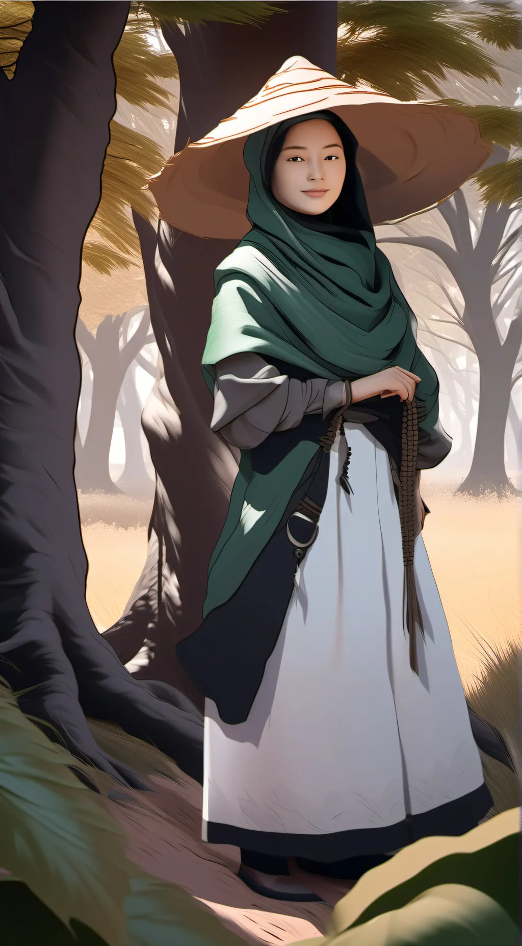 ai character: Leila background