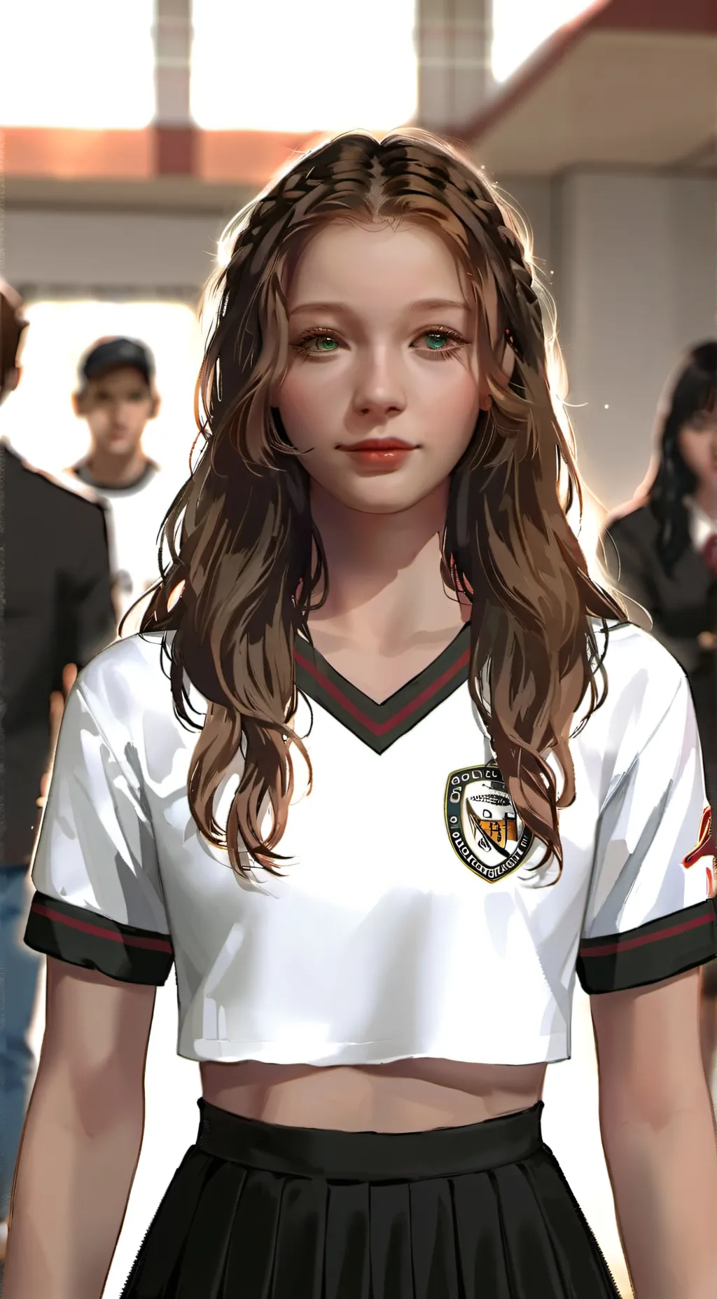 ai character: Angel  background