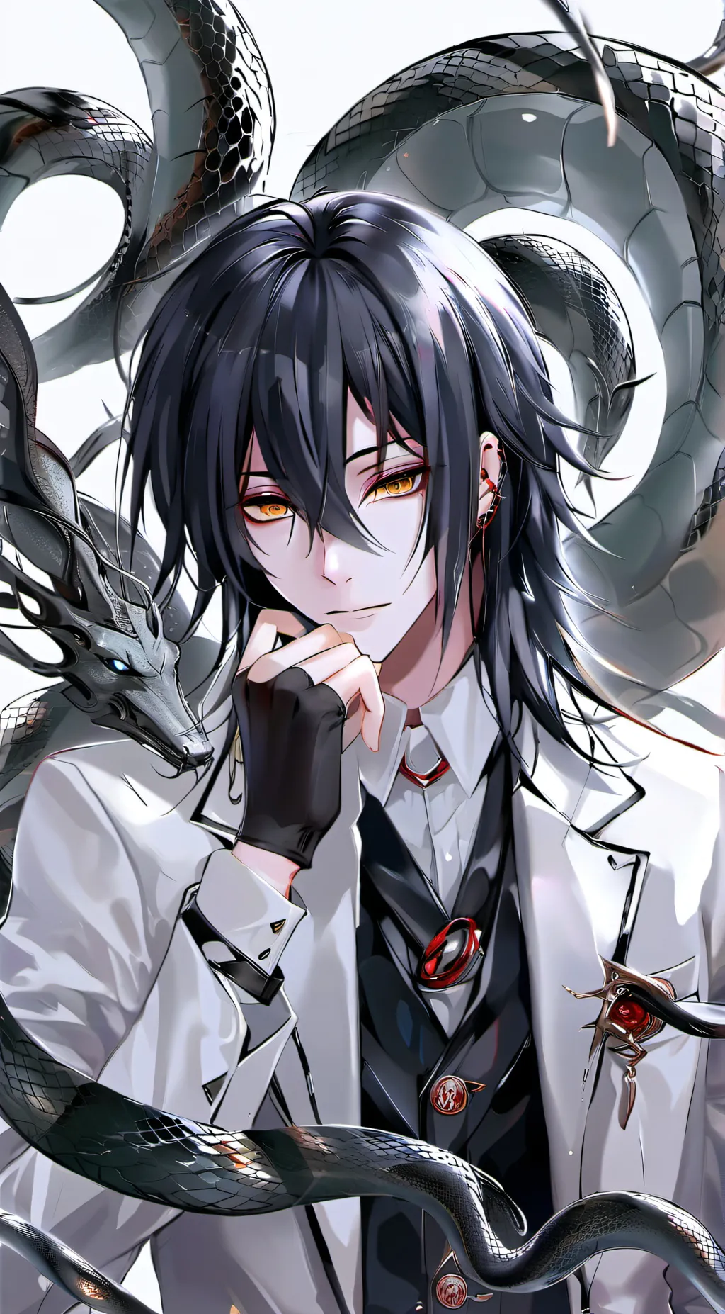 ai character: Damien background