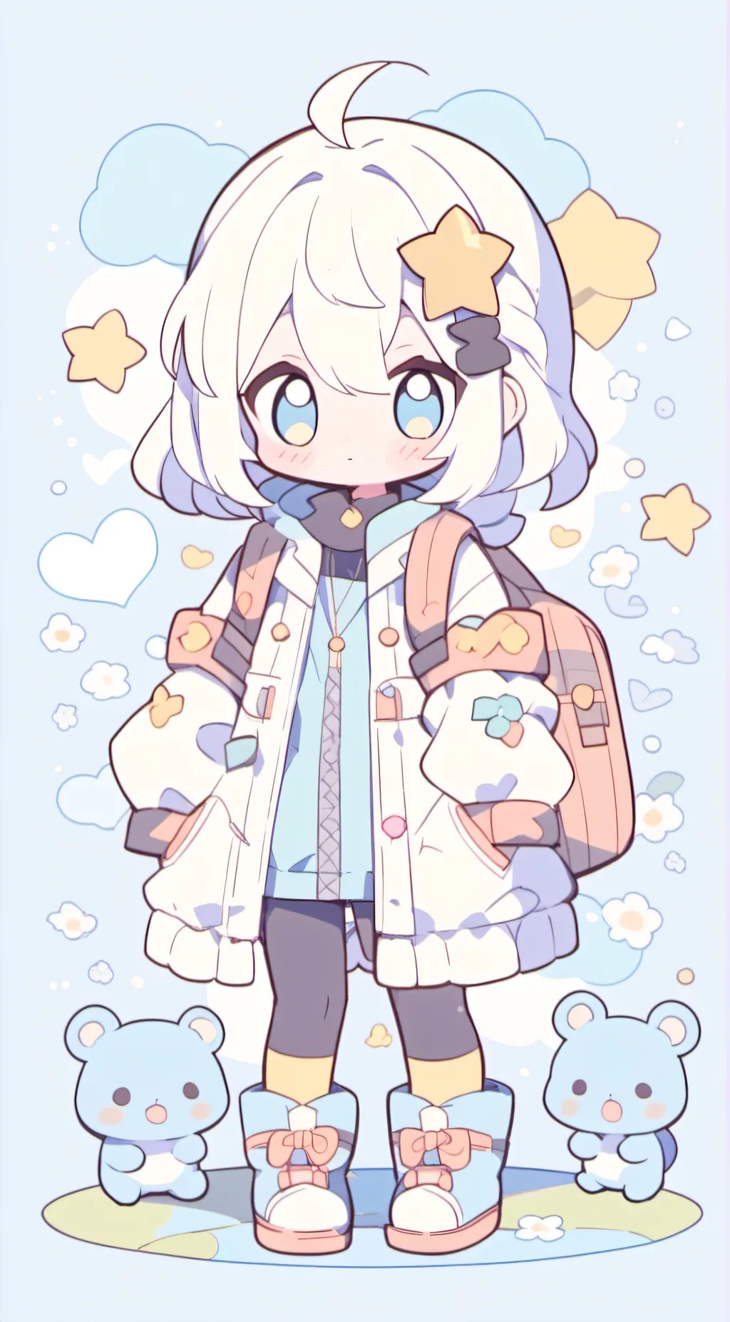 ai character: angel background