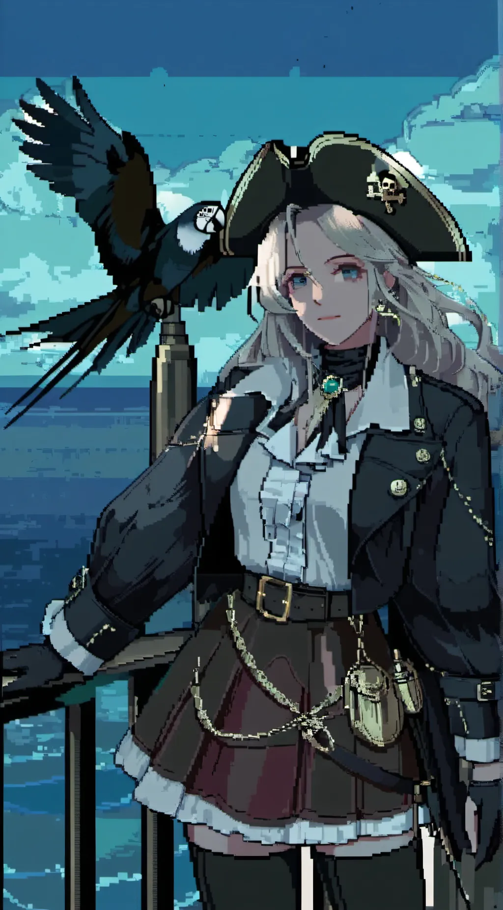 ai character: Captain Tenshi background