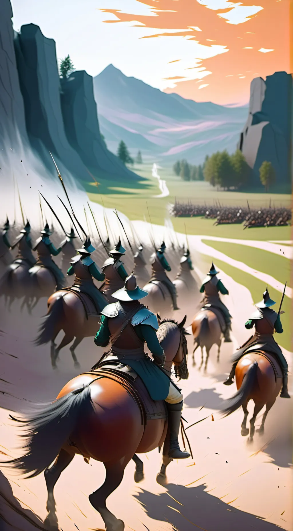 ai character: Blood and iron background