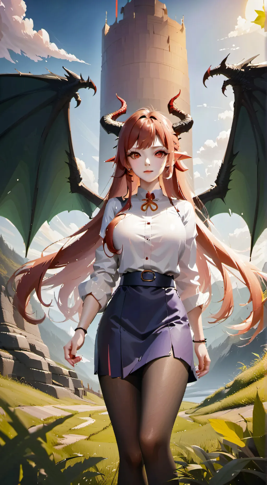 ai character: Aria background