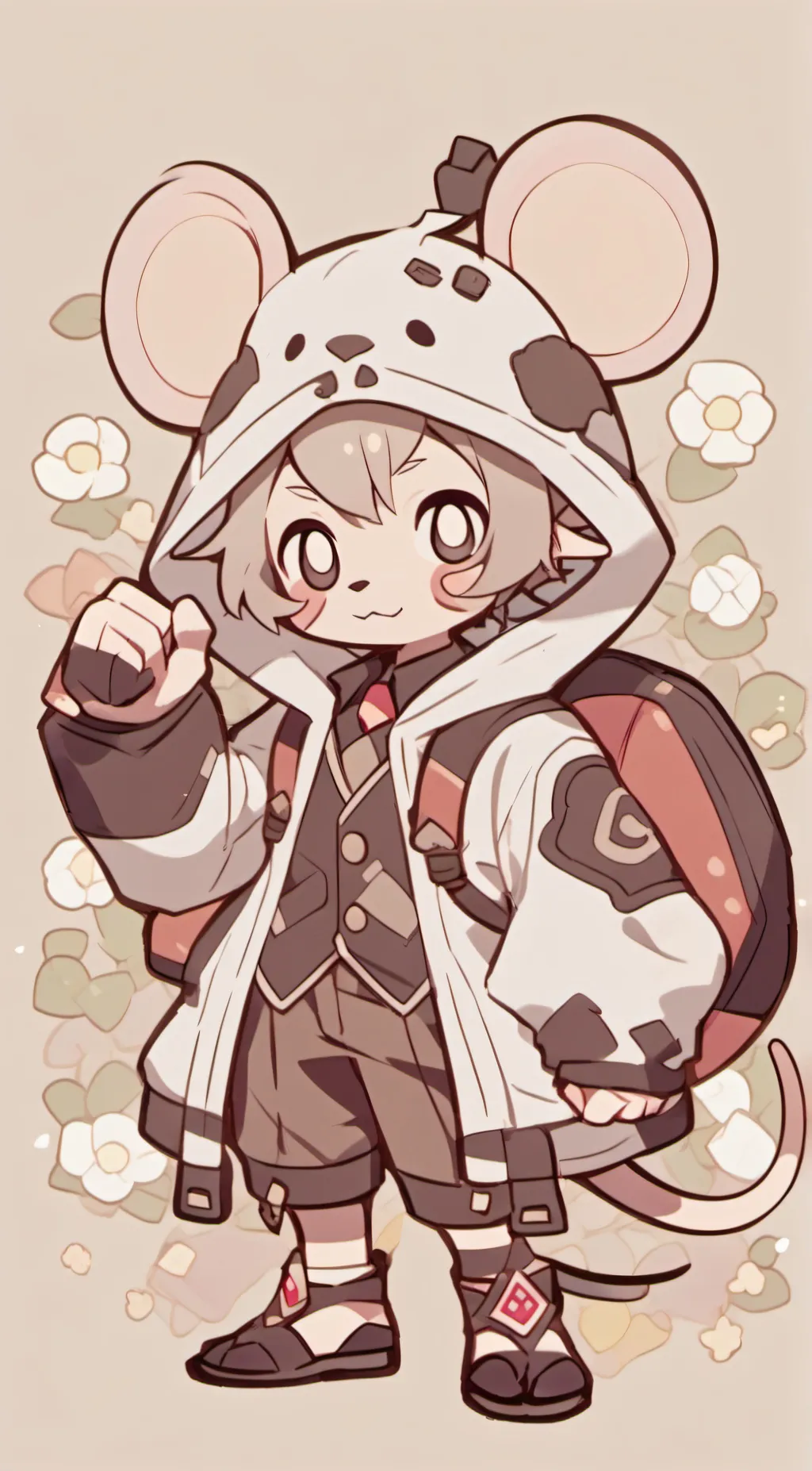 ai character: 🐀..<<Ratii. background