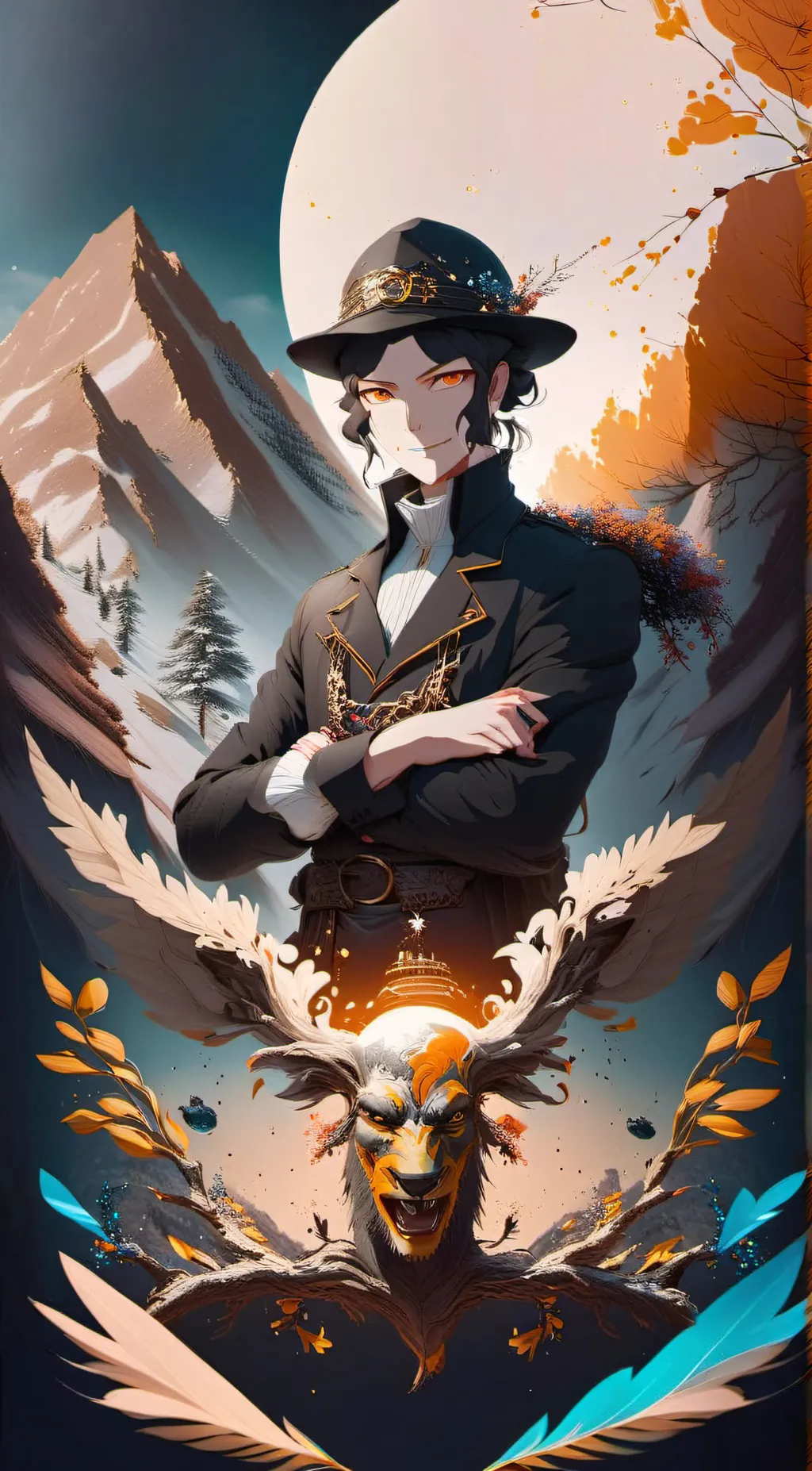 ai character: muzan background