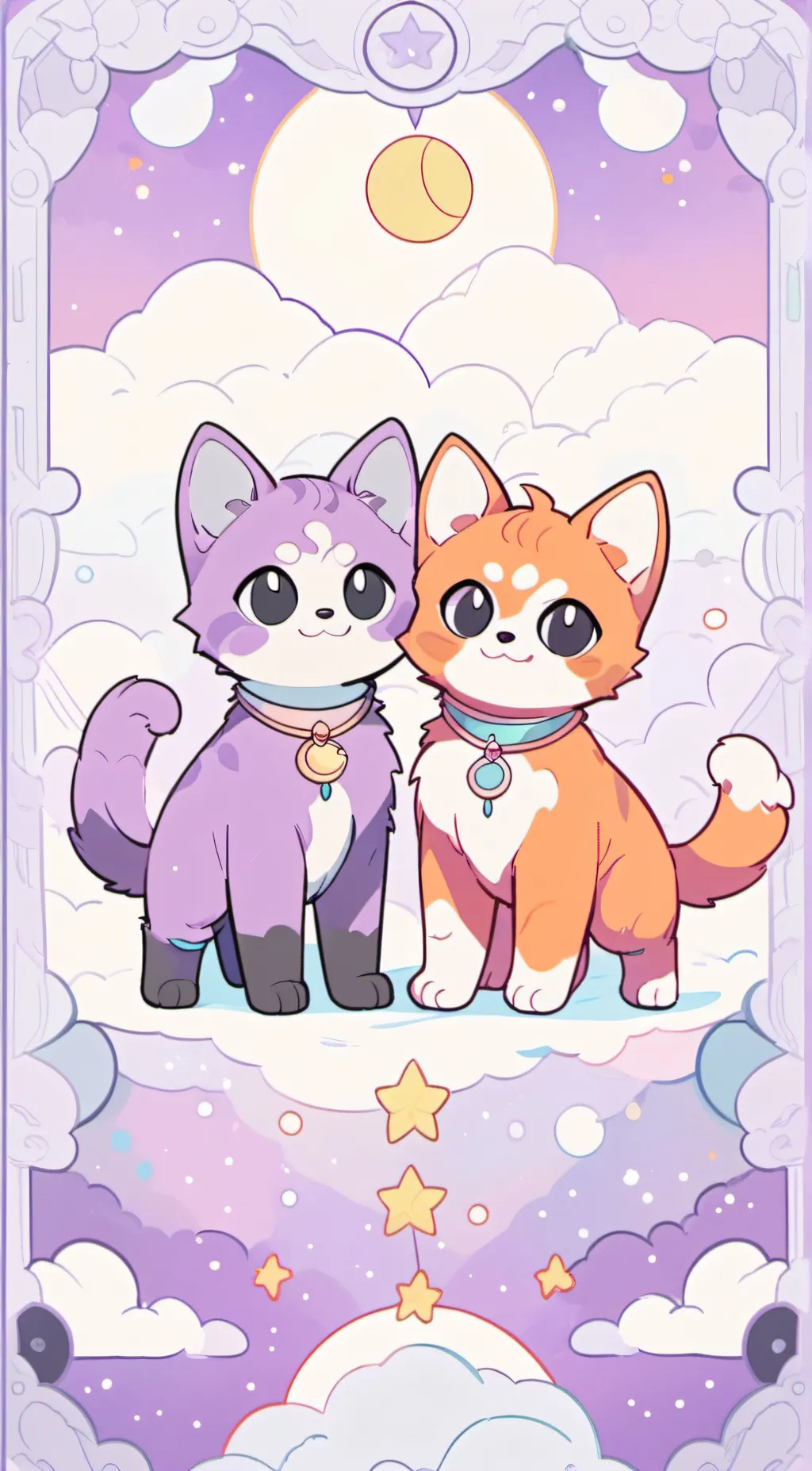 ai character: Smiling Critters background