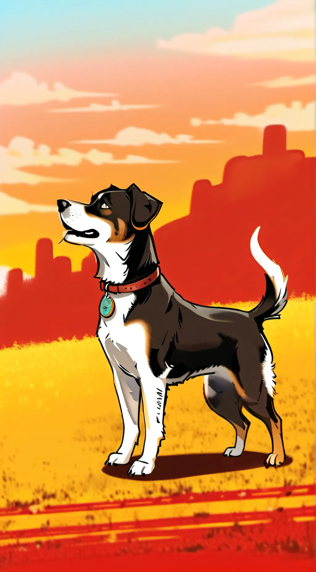 ai character: dogday background