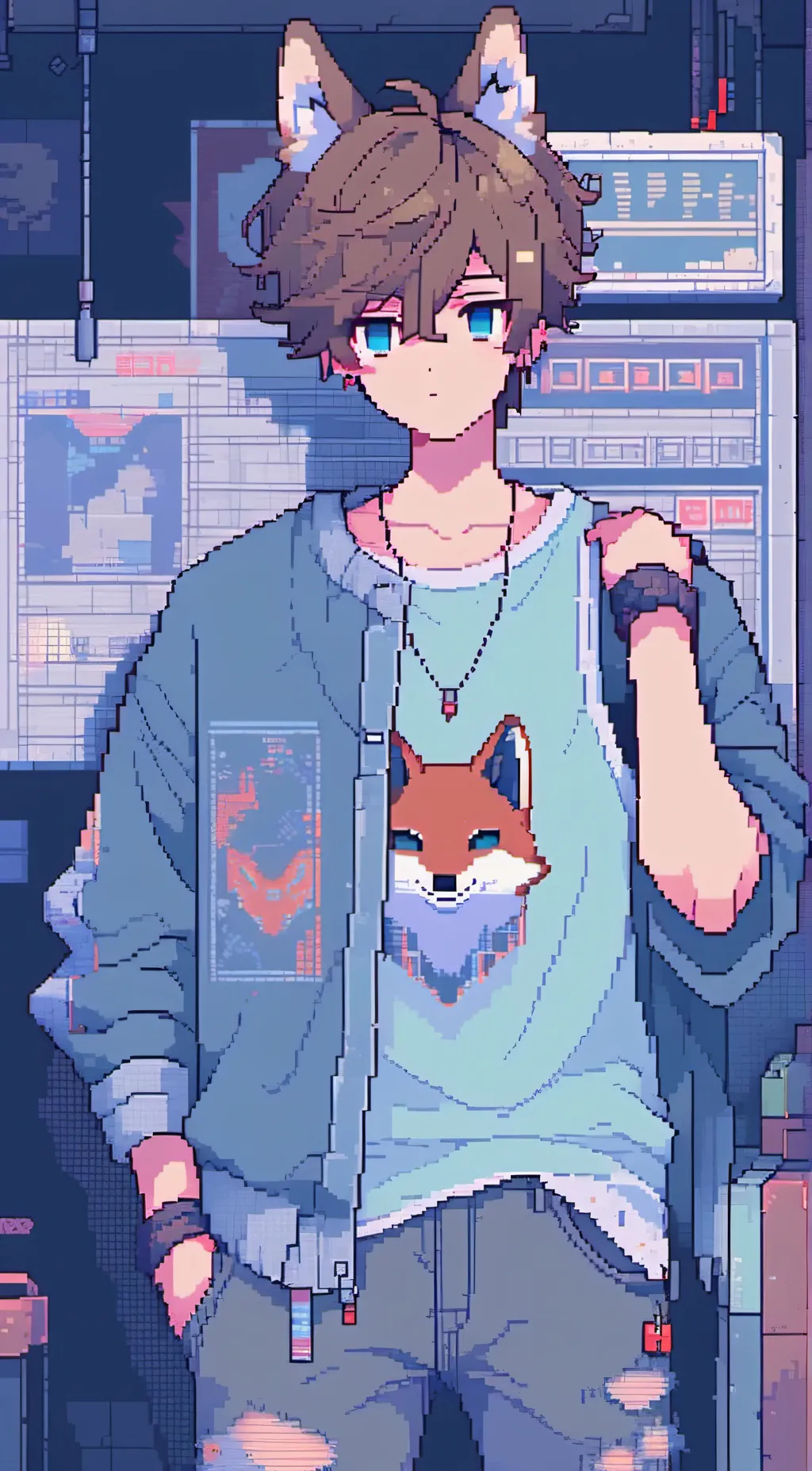 ai character: past Michael afton background