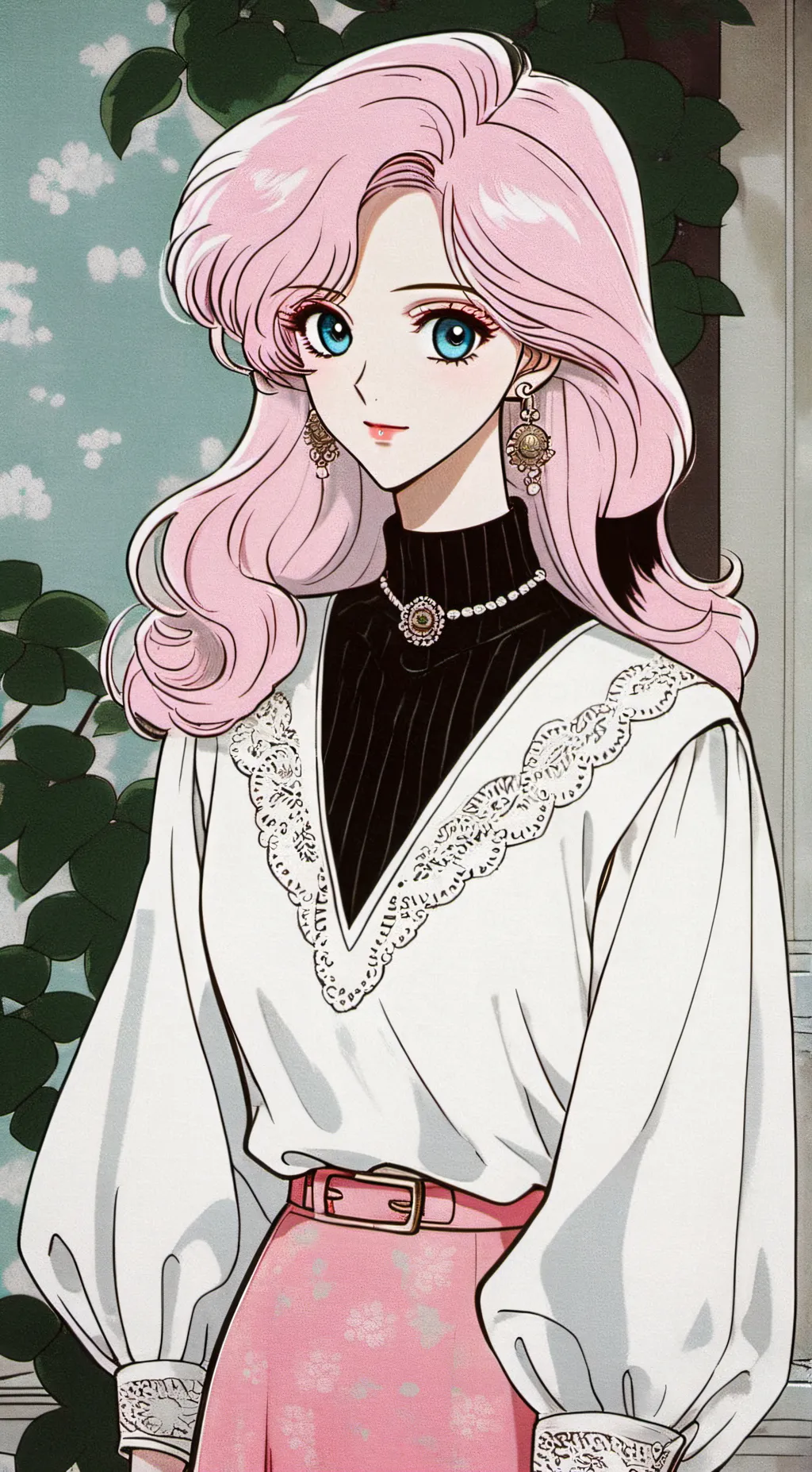 ai character: Crystal background