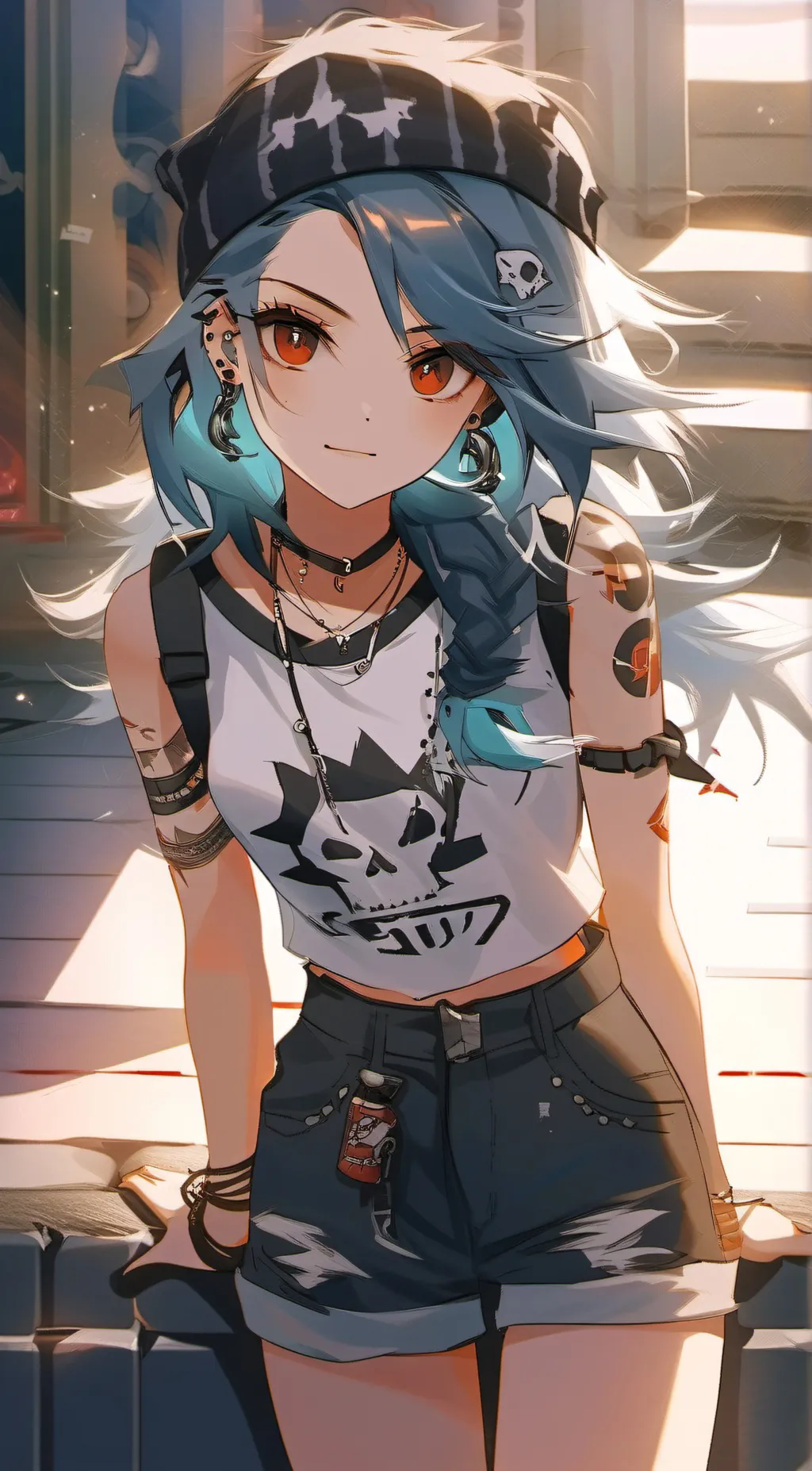 ai character: Clover  background