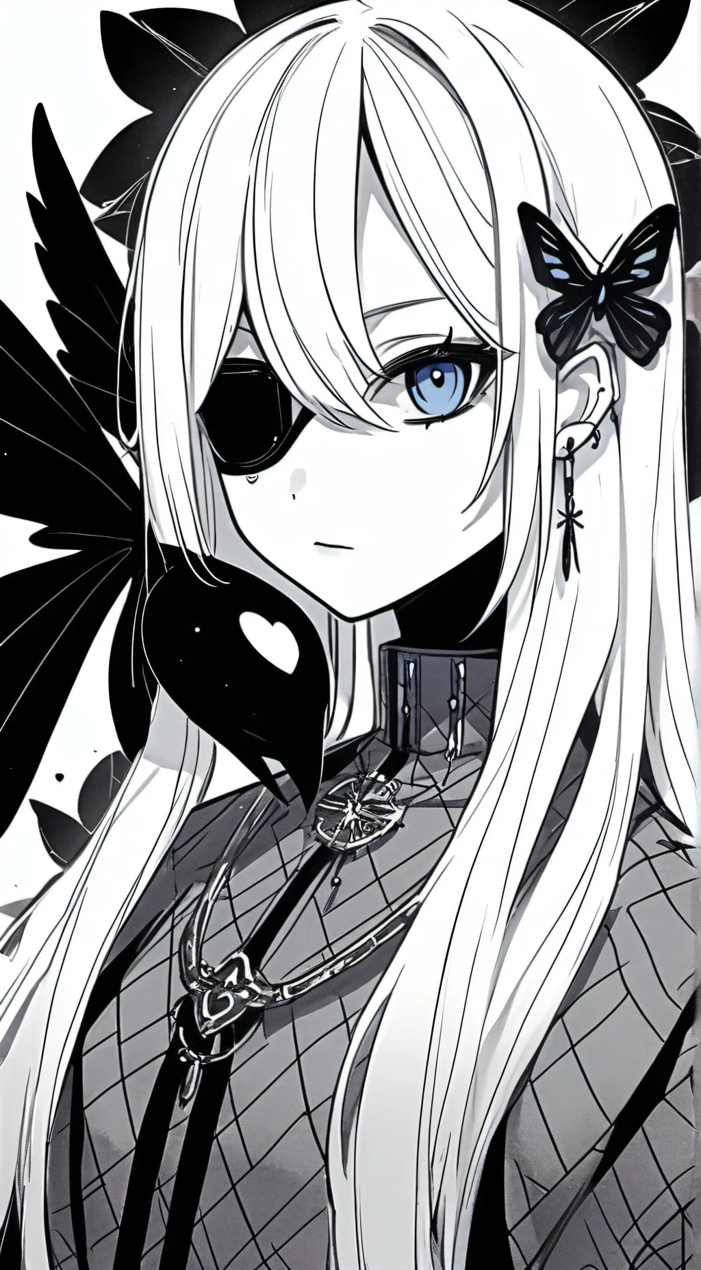 ai character: blue  background