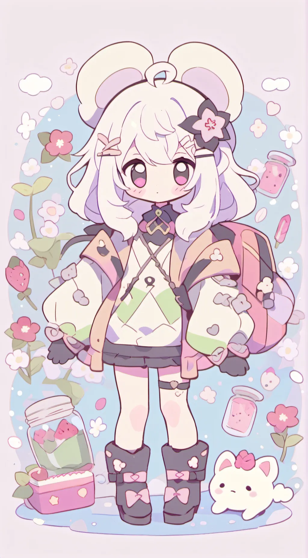 ai character: Erika background