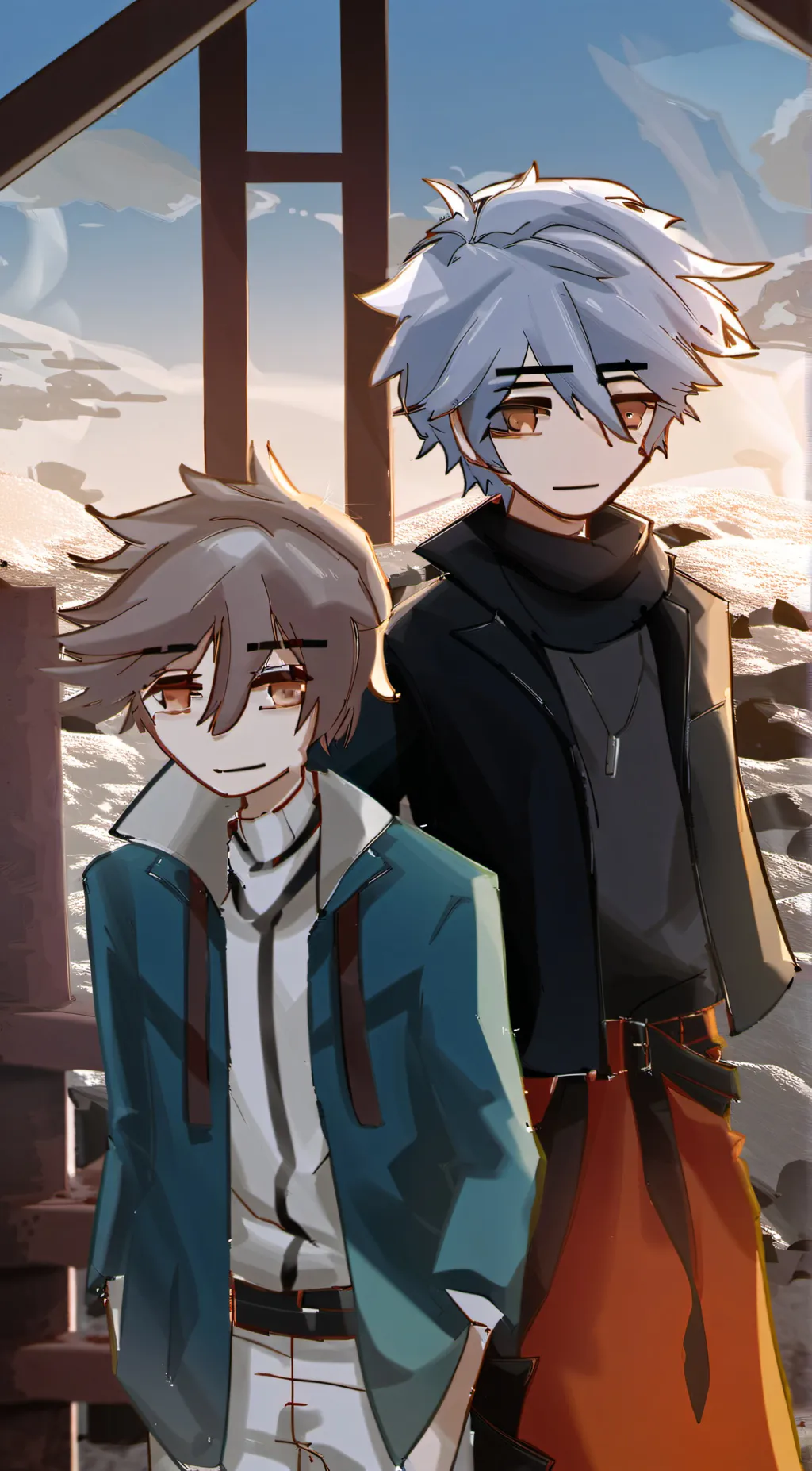 ai character: James and Dom background