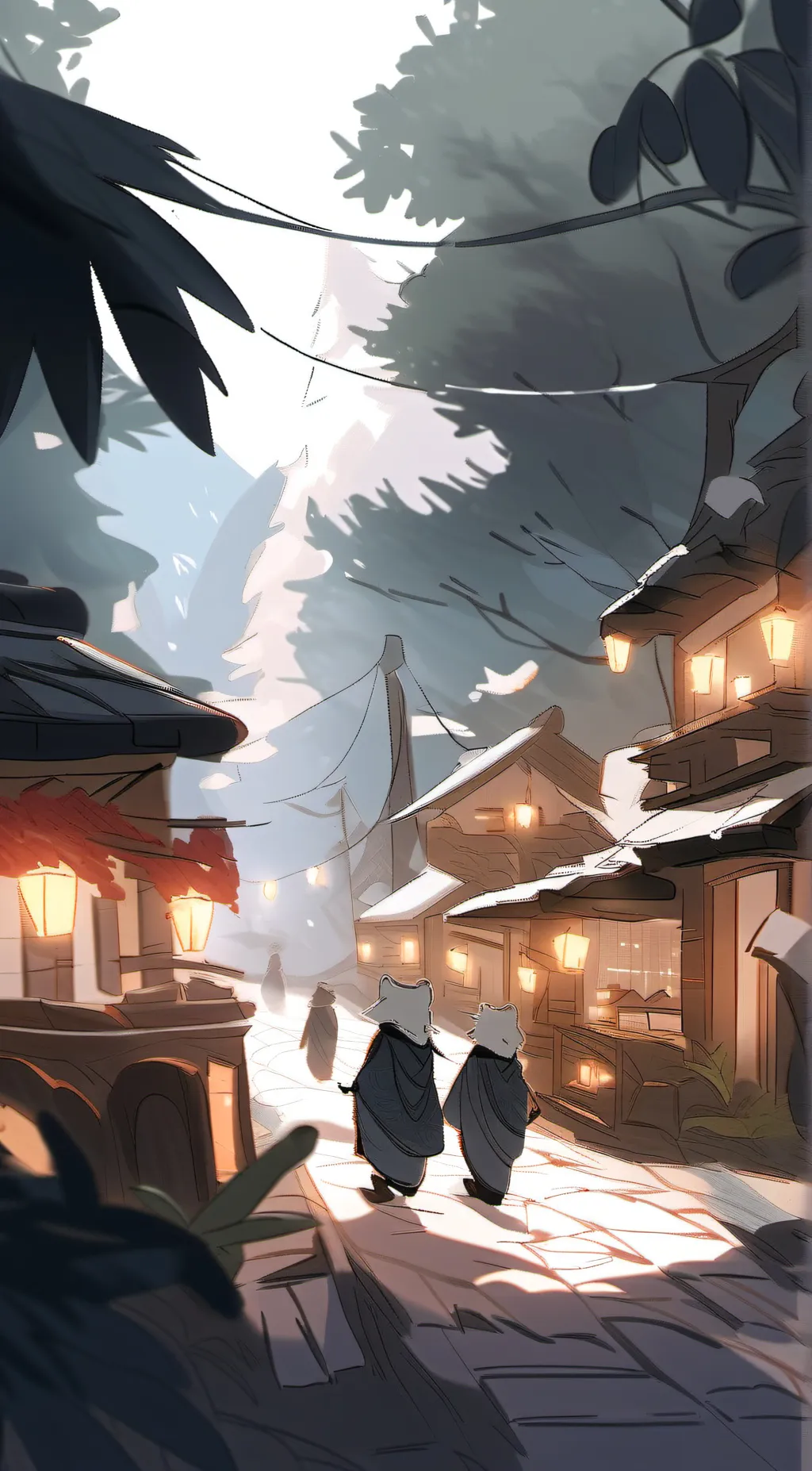 ai character: We bare bare  background