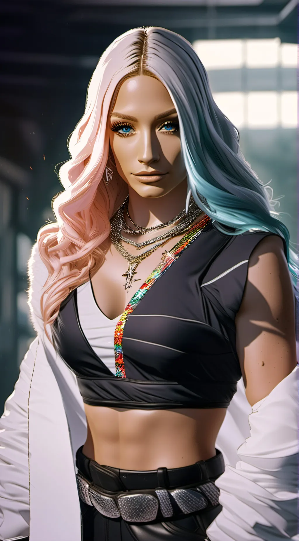 ai character: Mercedes Mone background