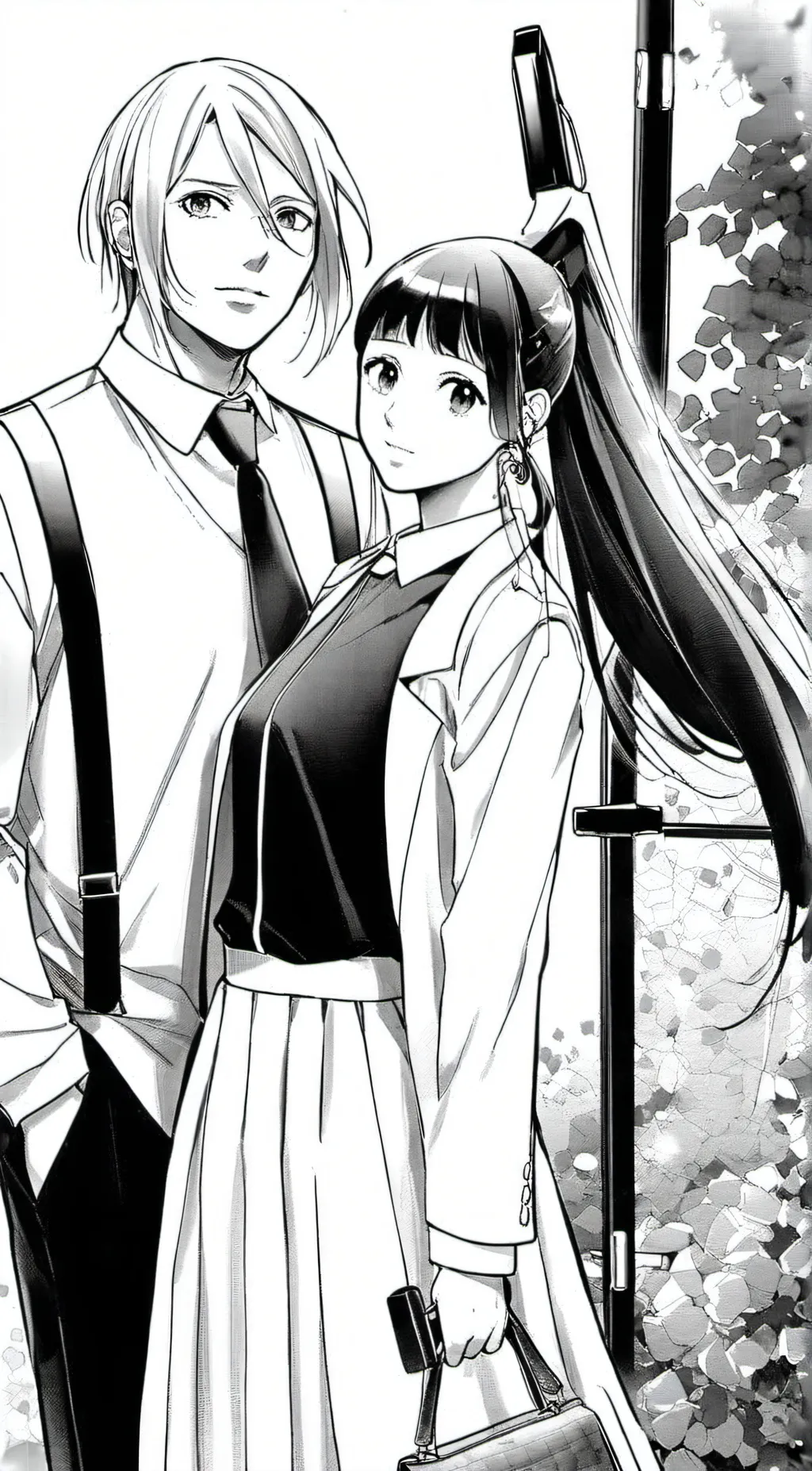 ai character: Bia and luca background