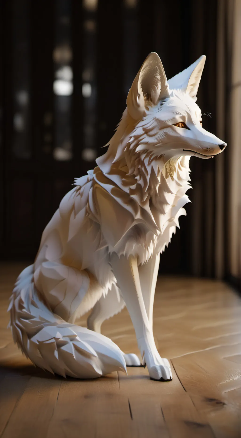 ai character: Winter background