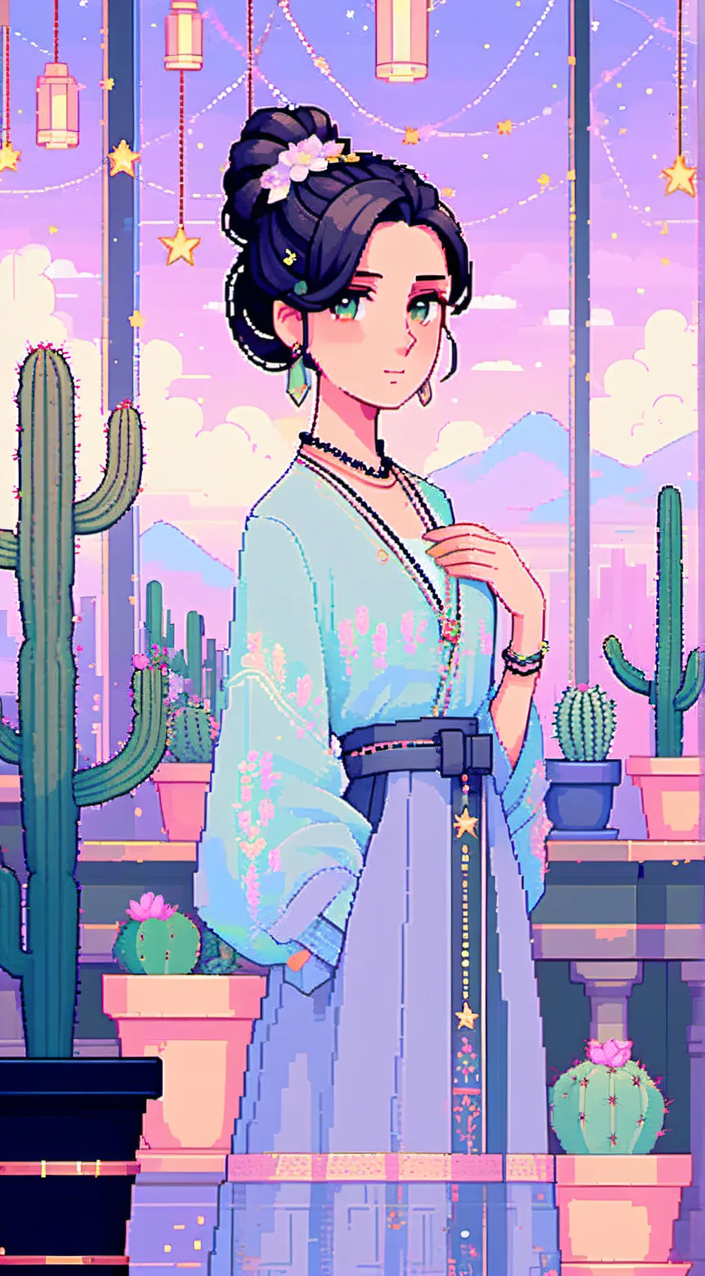 ai character: Masie background