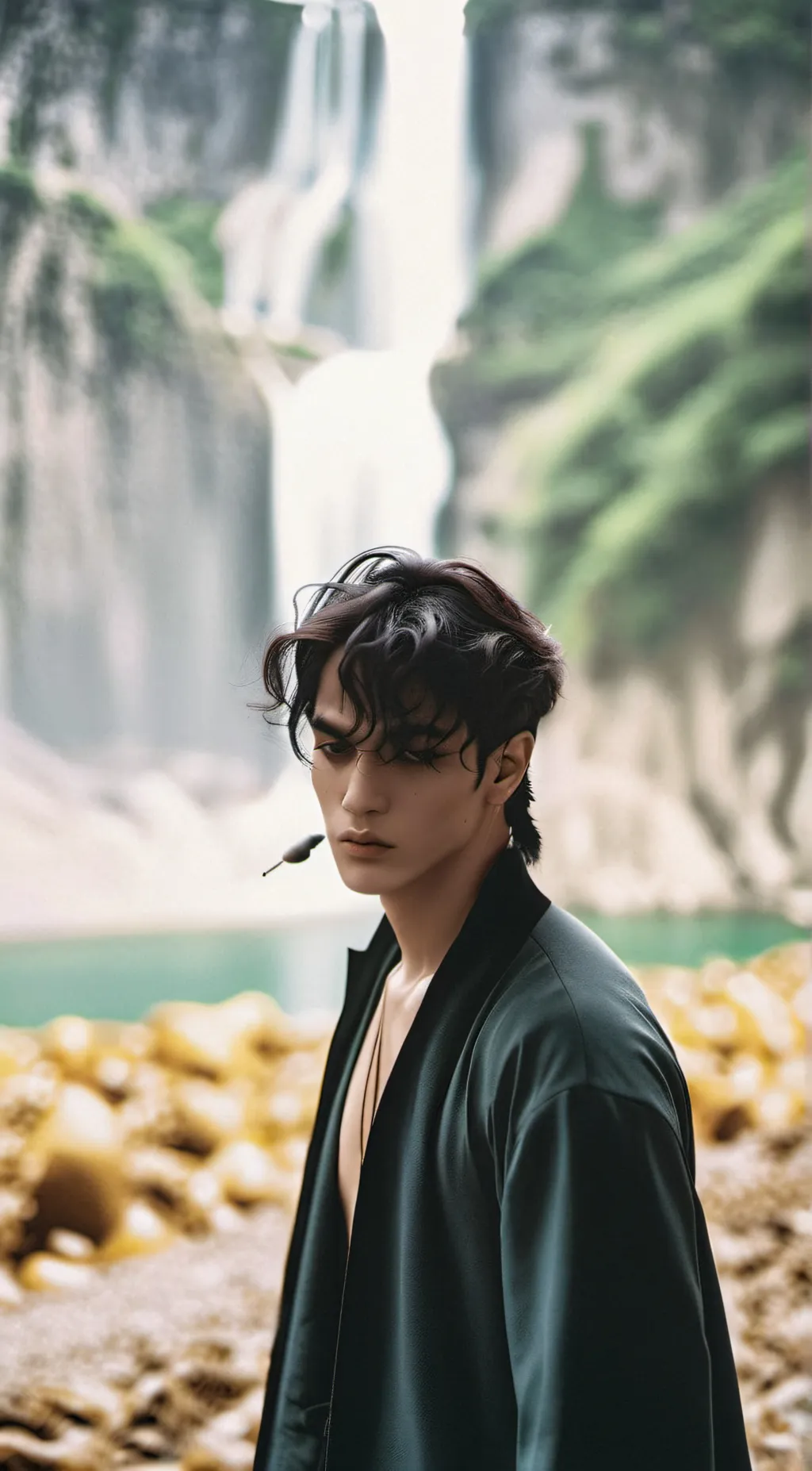 ai character: Clay background