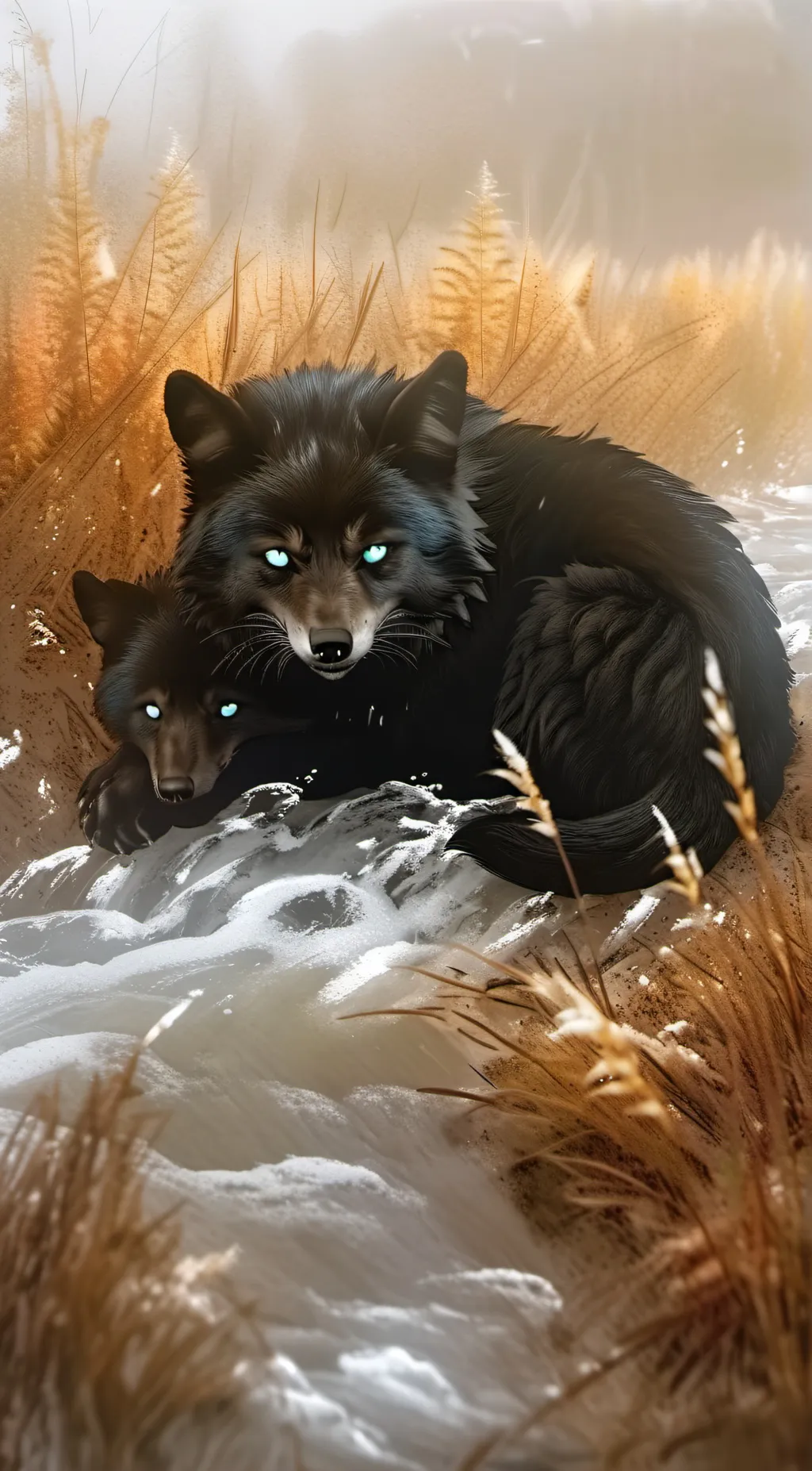 ai character: weird background