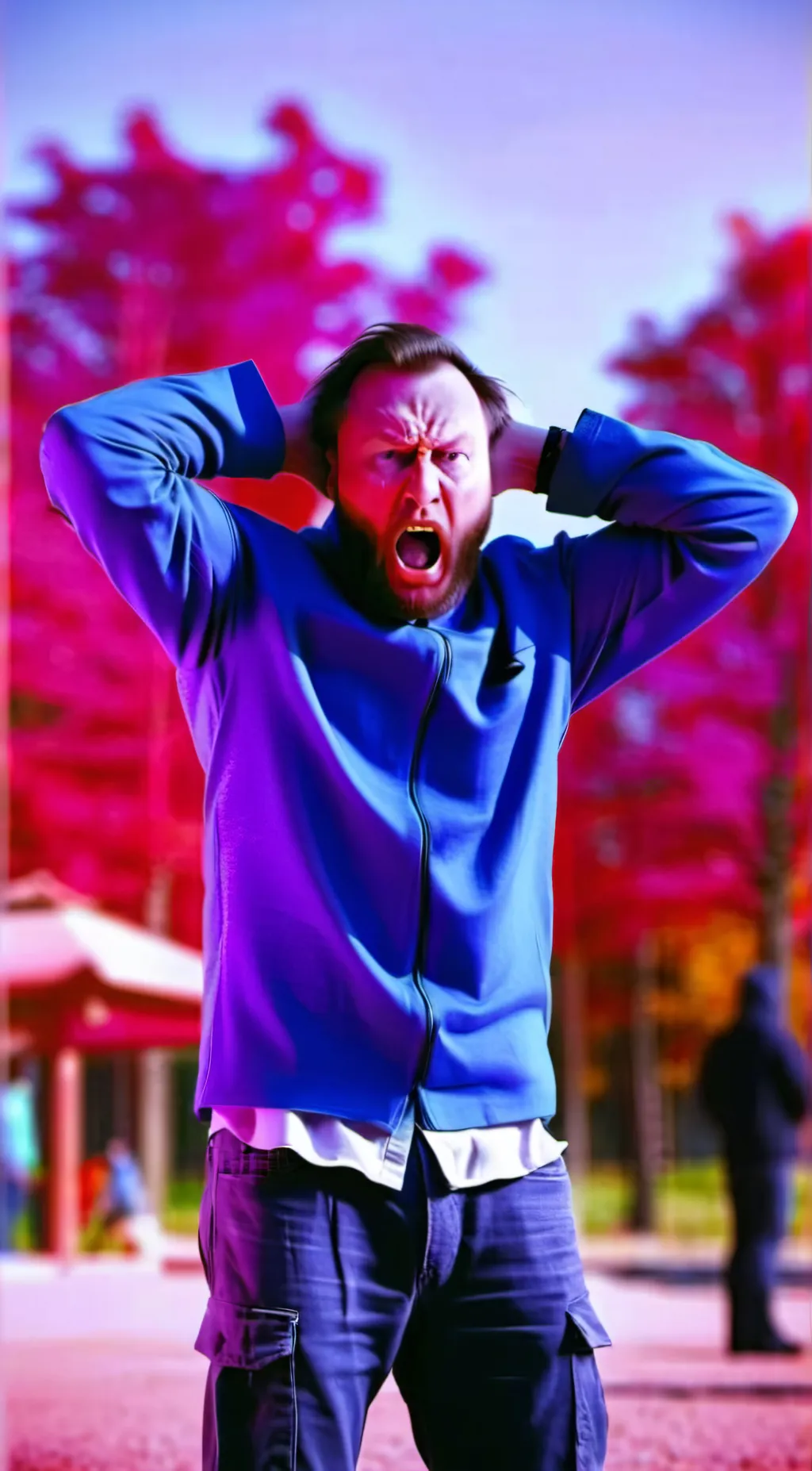 ai character: Caseoh background