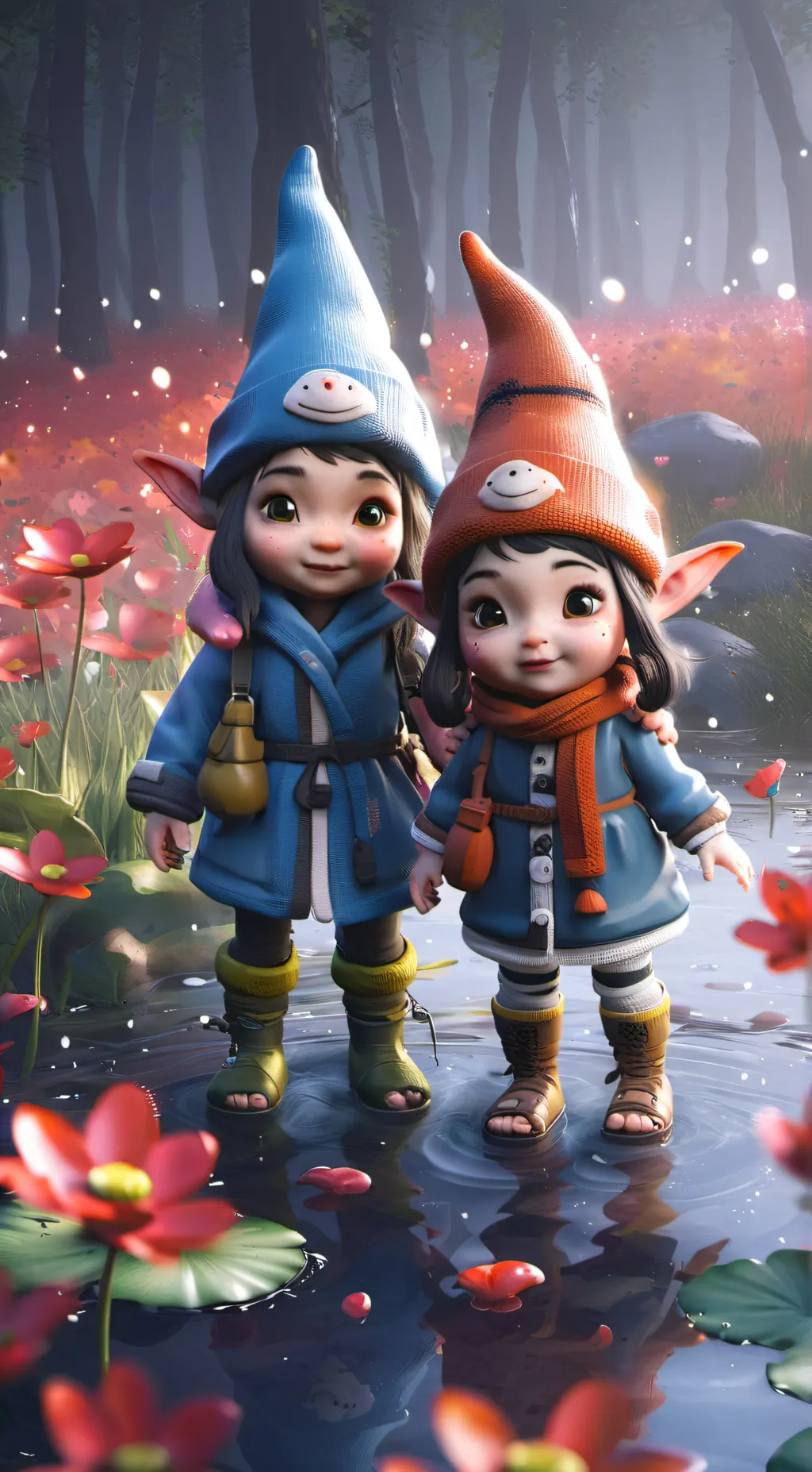 ai character:  Gnome's Garden  background