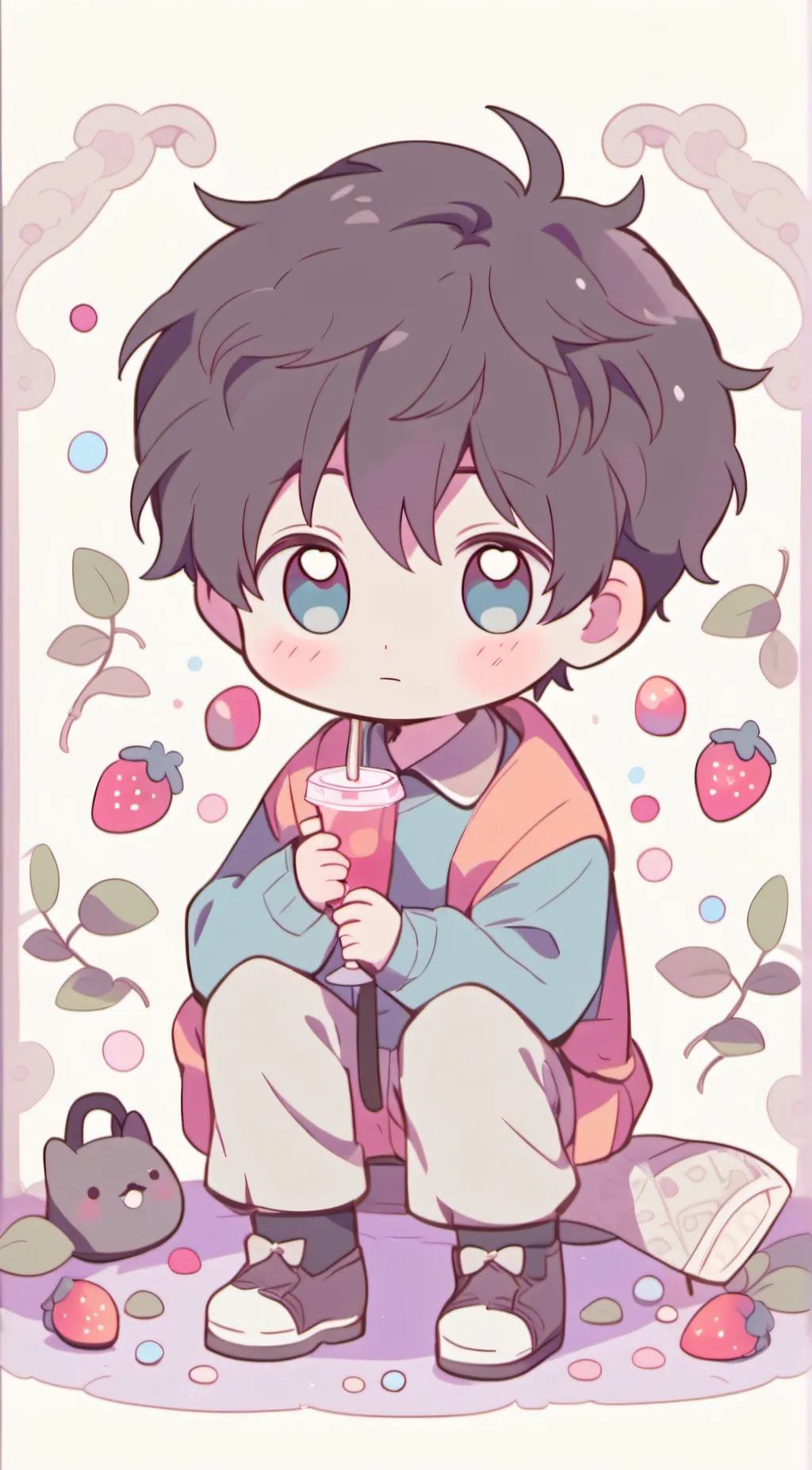 ai character: Kio Alexander  background