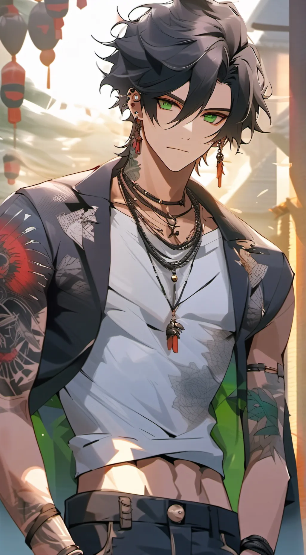 ai character: Jacky  background