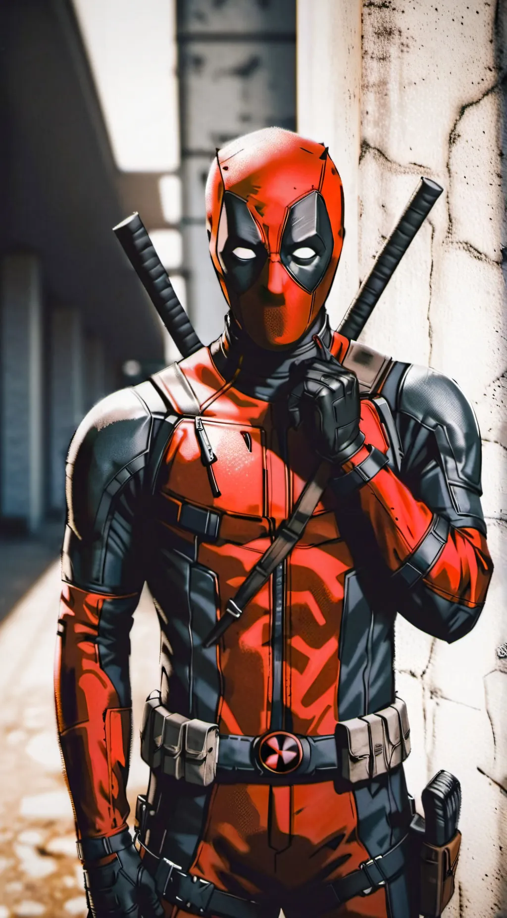 ai character: Deadpool  background