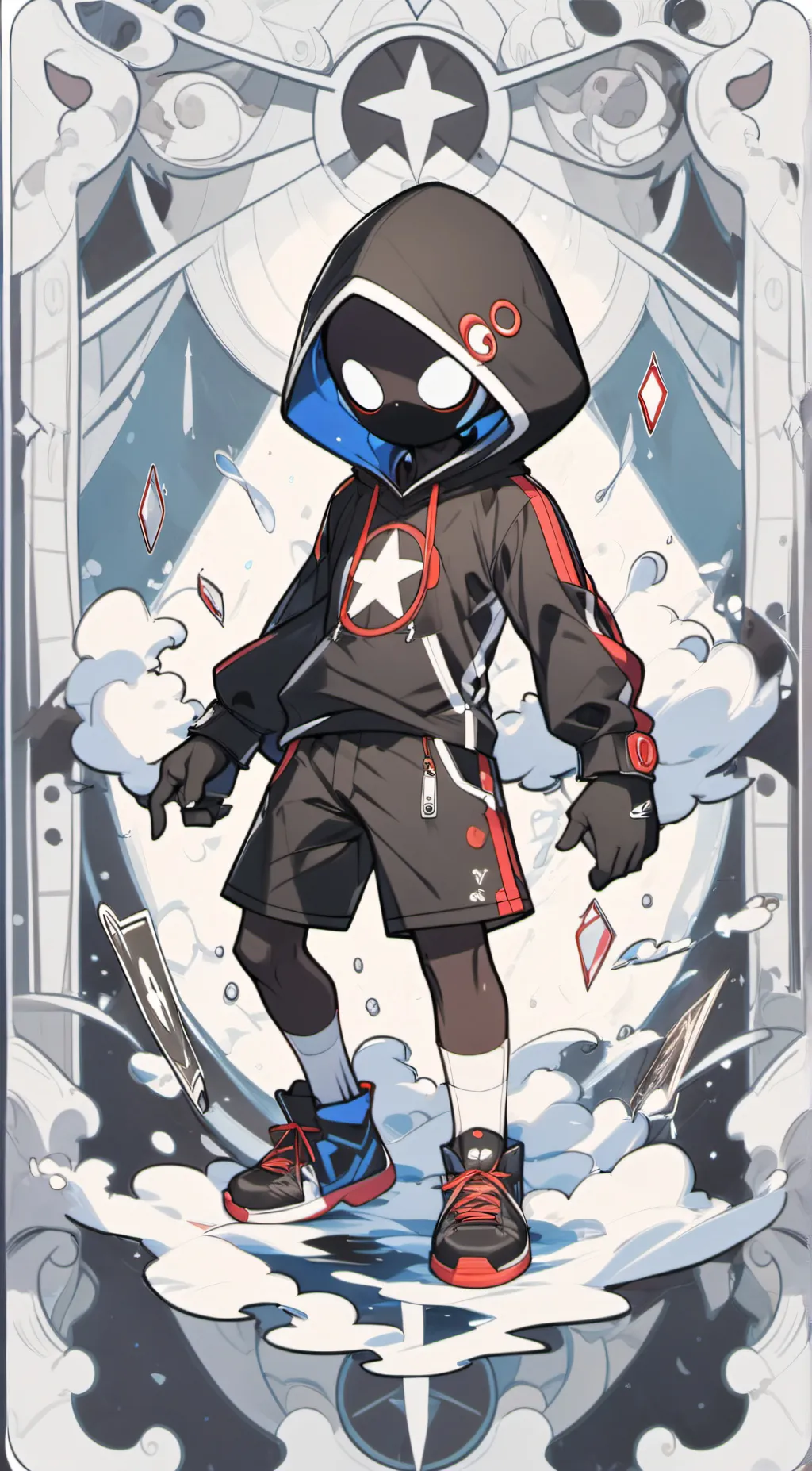 ai character: Nightmare Sans background