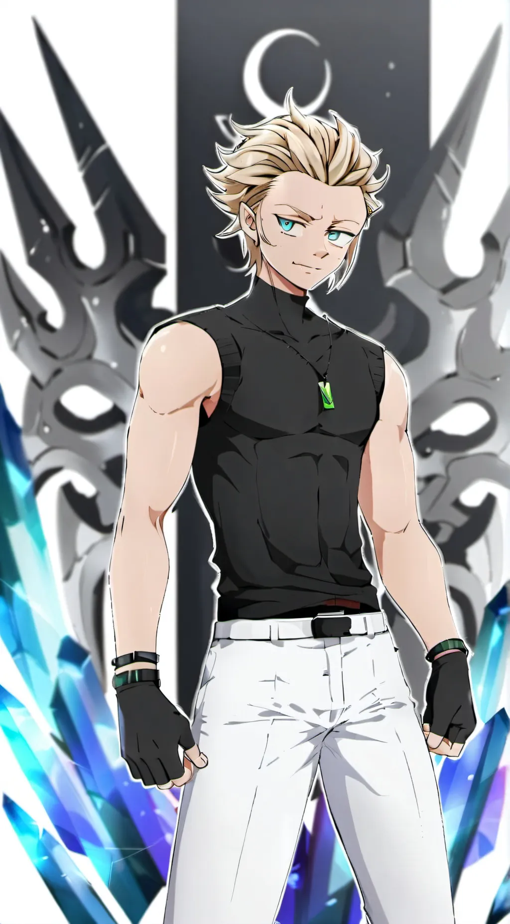 ai character: Helram Xitem  background