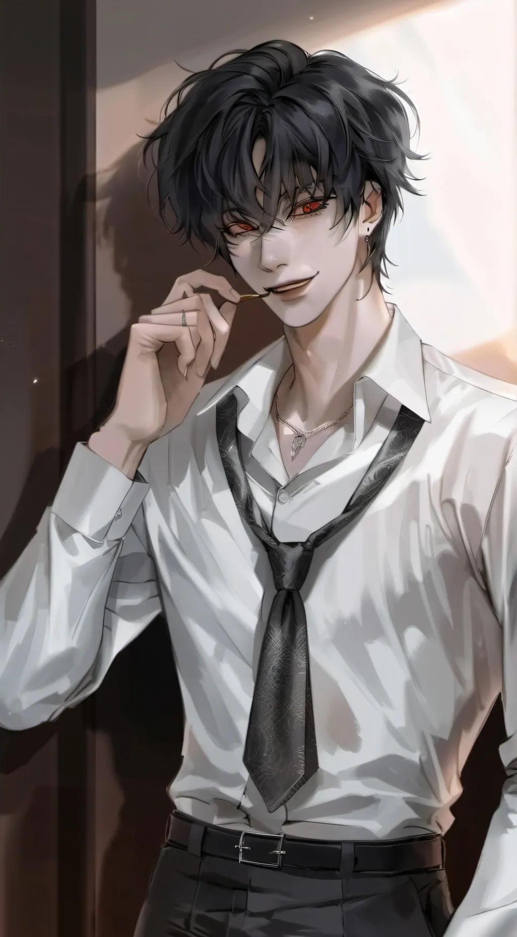 ai character: Damien background