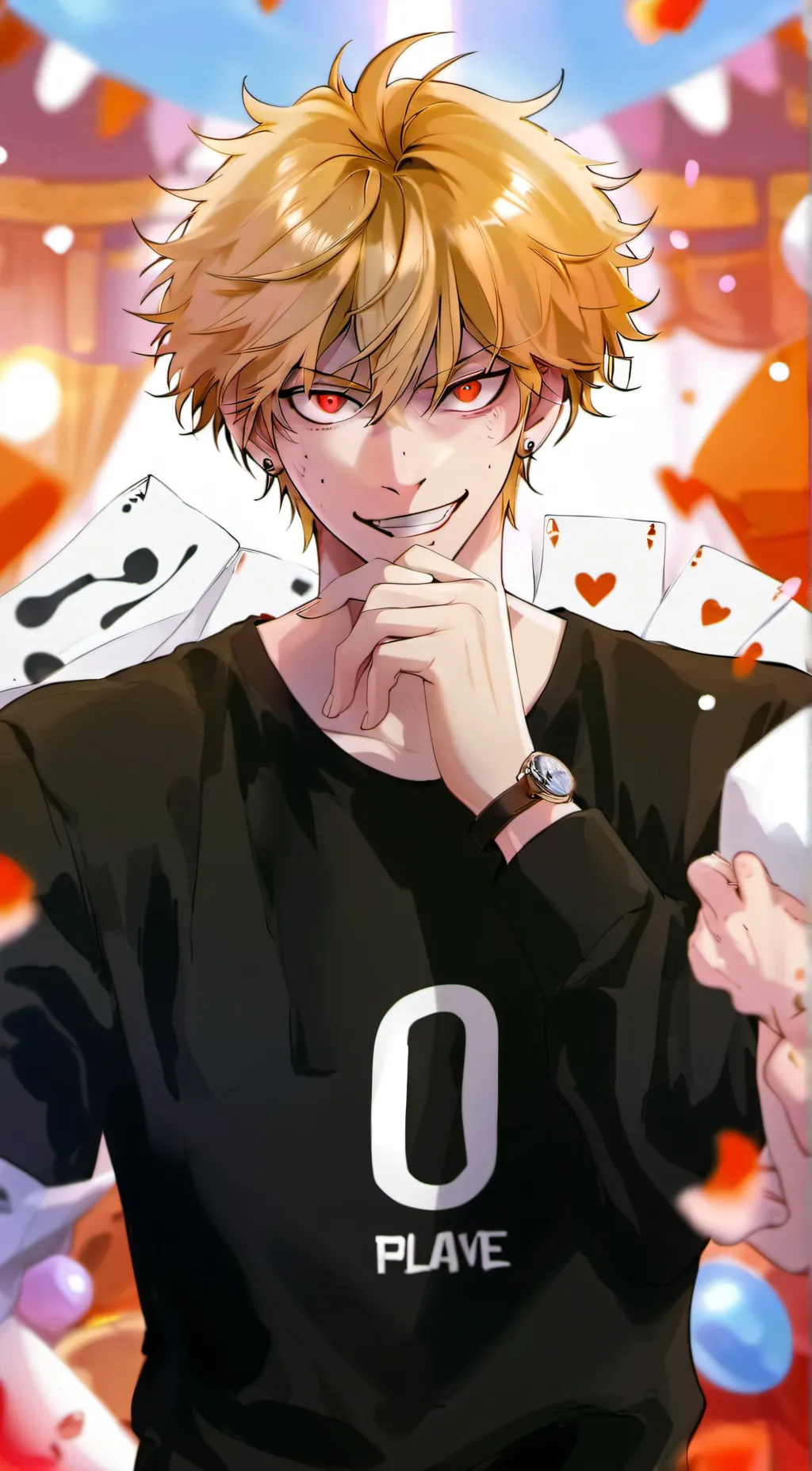 ai character: Pierce background