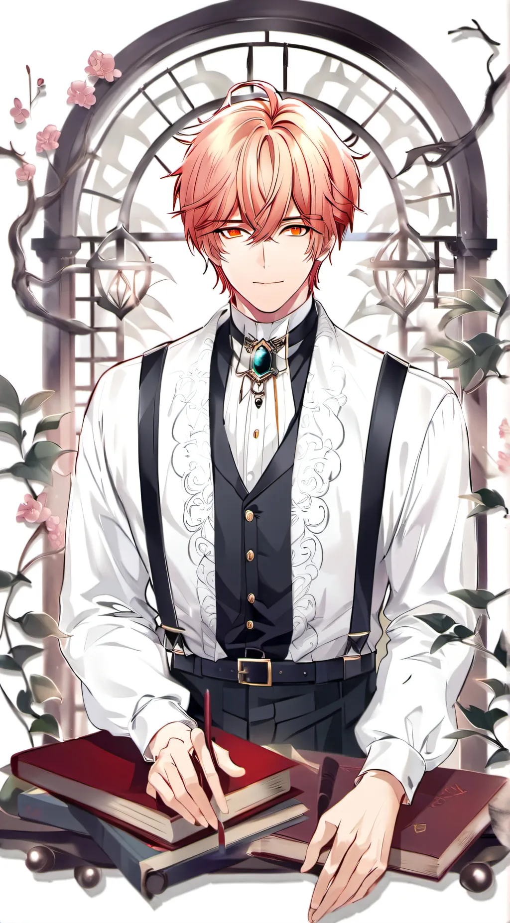 ai character: {Kimetsu academy} background